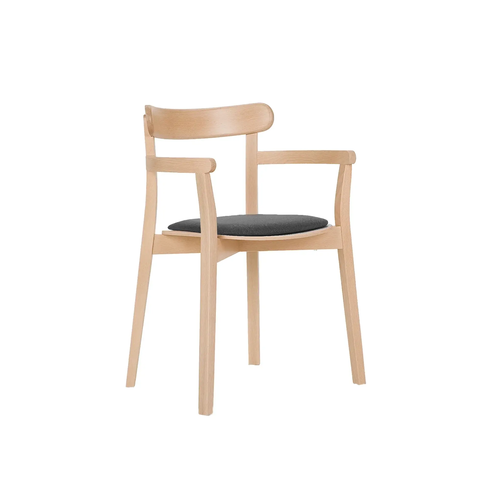 Butaca ICHO – Asiento tapizado · respaldo de madera – haya clara M07 [B-4420U-M07] (3)
