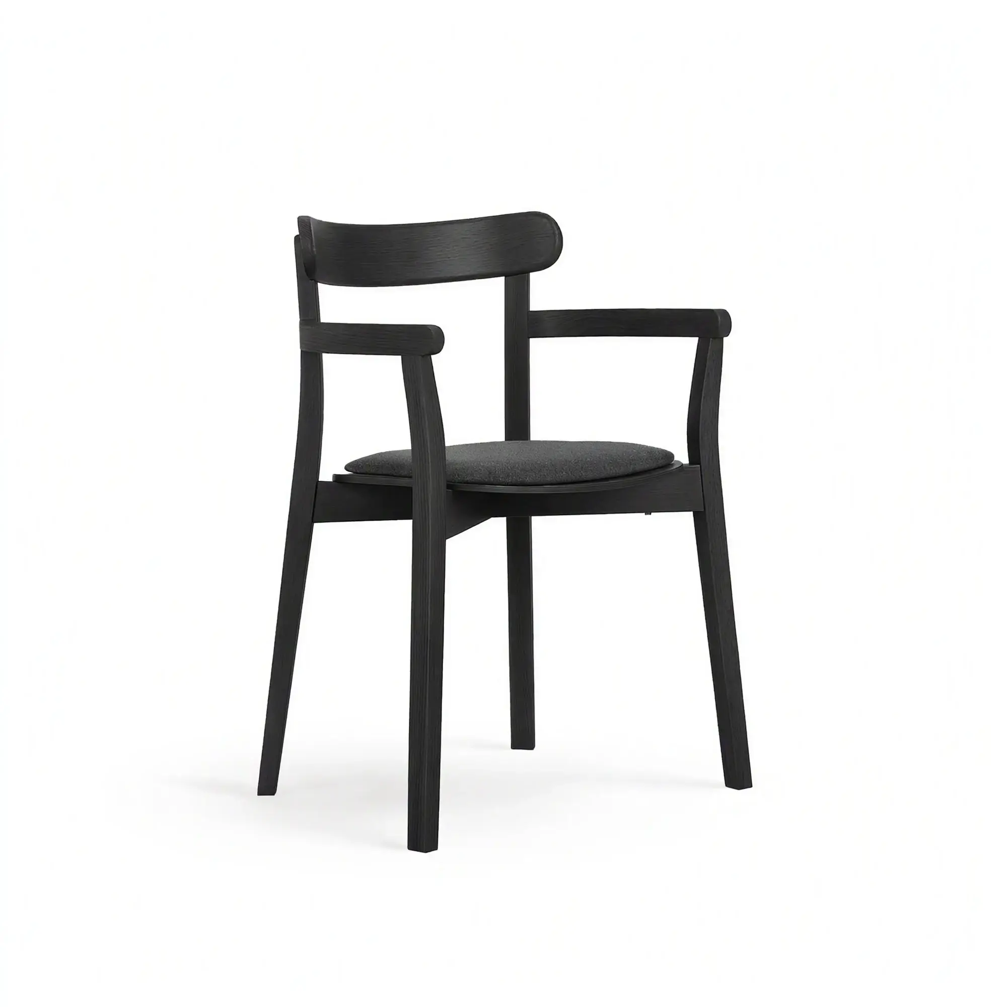 Butaca ICHO – Asiento tapizado · respaldo de madera – haya negra M63 [B-4420U-M63] (4)