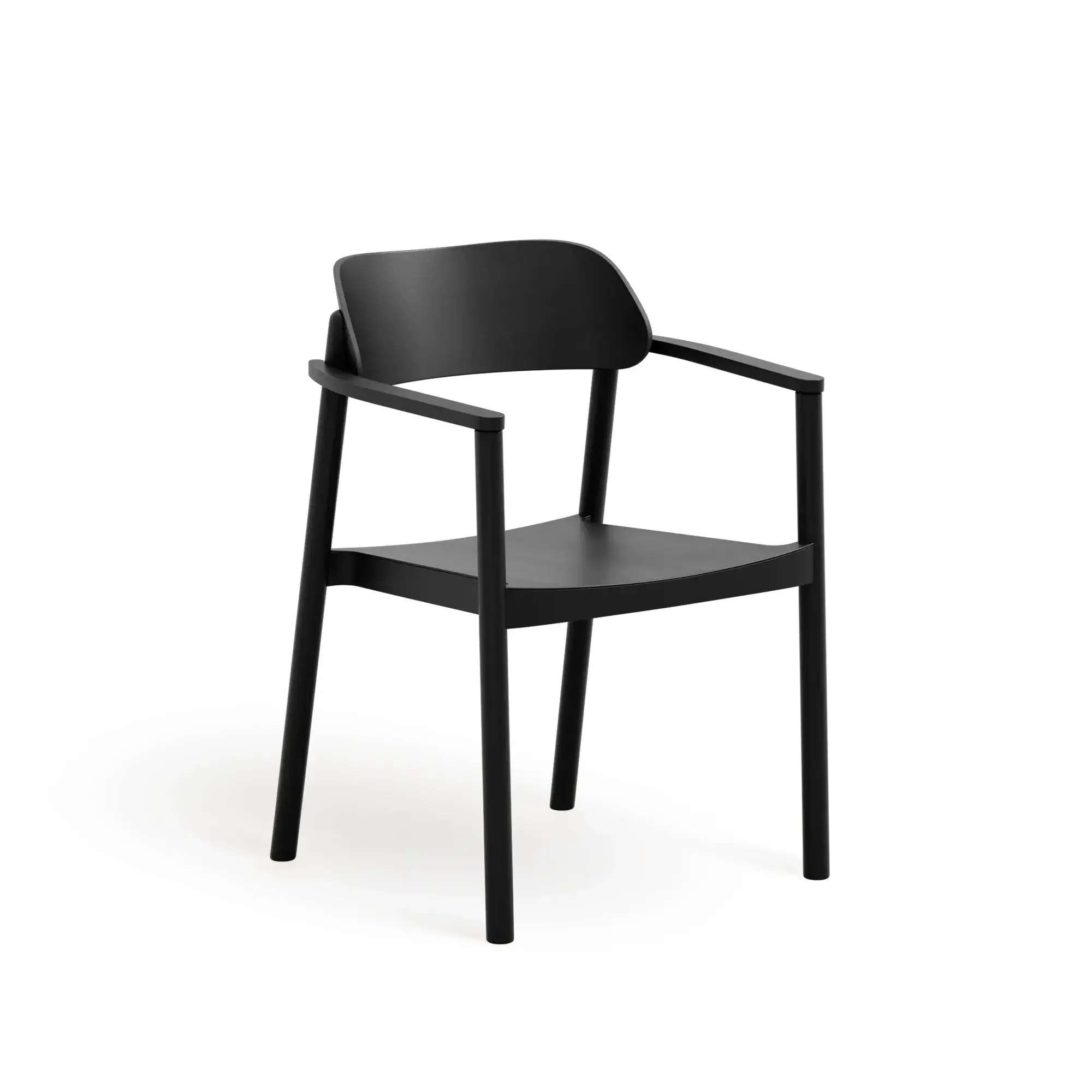 Butaca NIMM – Asiento y respaldo de madera – haya negra M63 [B-4590-M63] (11)