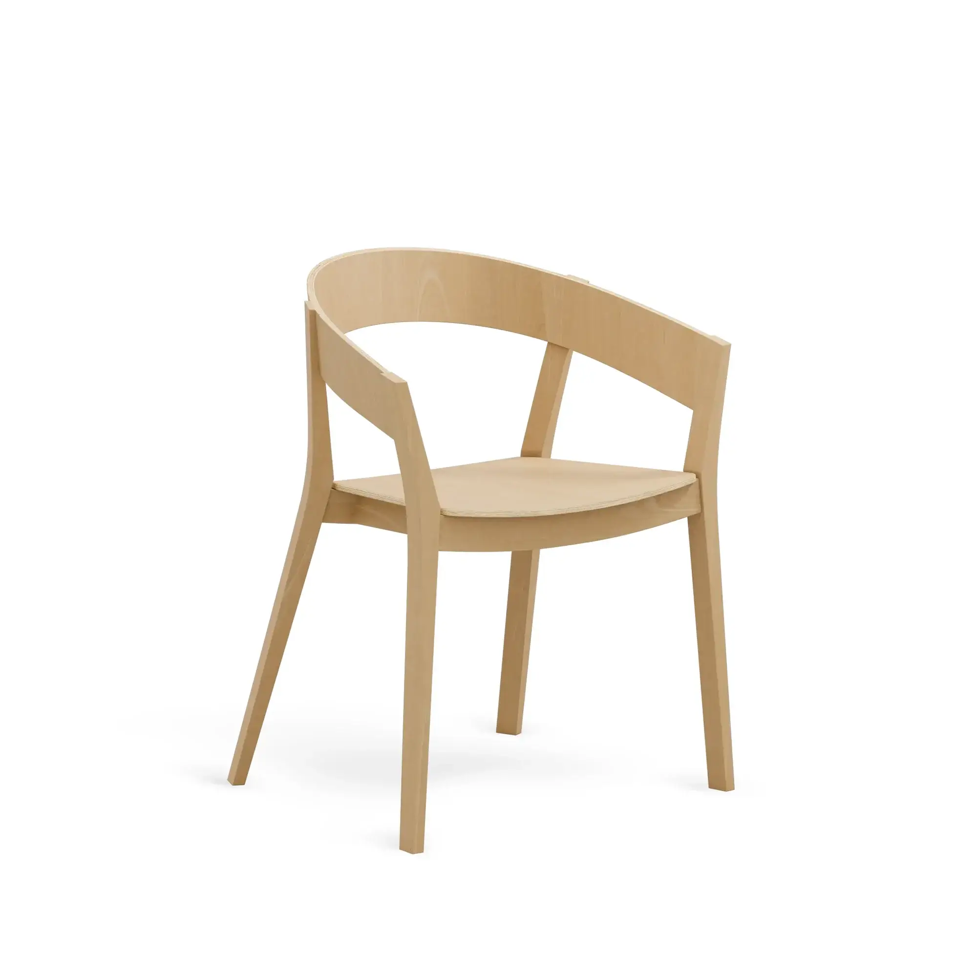 Butaca ARCHER – Asiento y respaldo de madera – haya clara M07 [B-4800B-M07] (6)