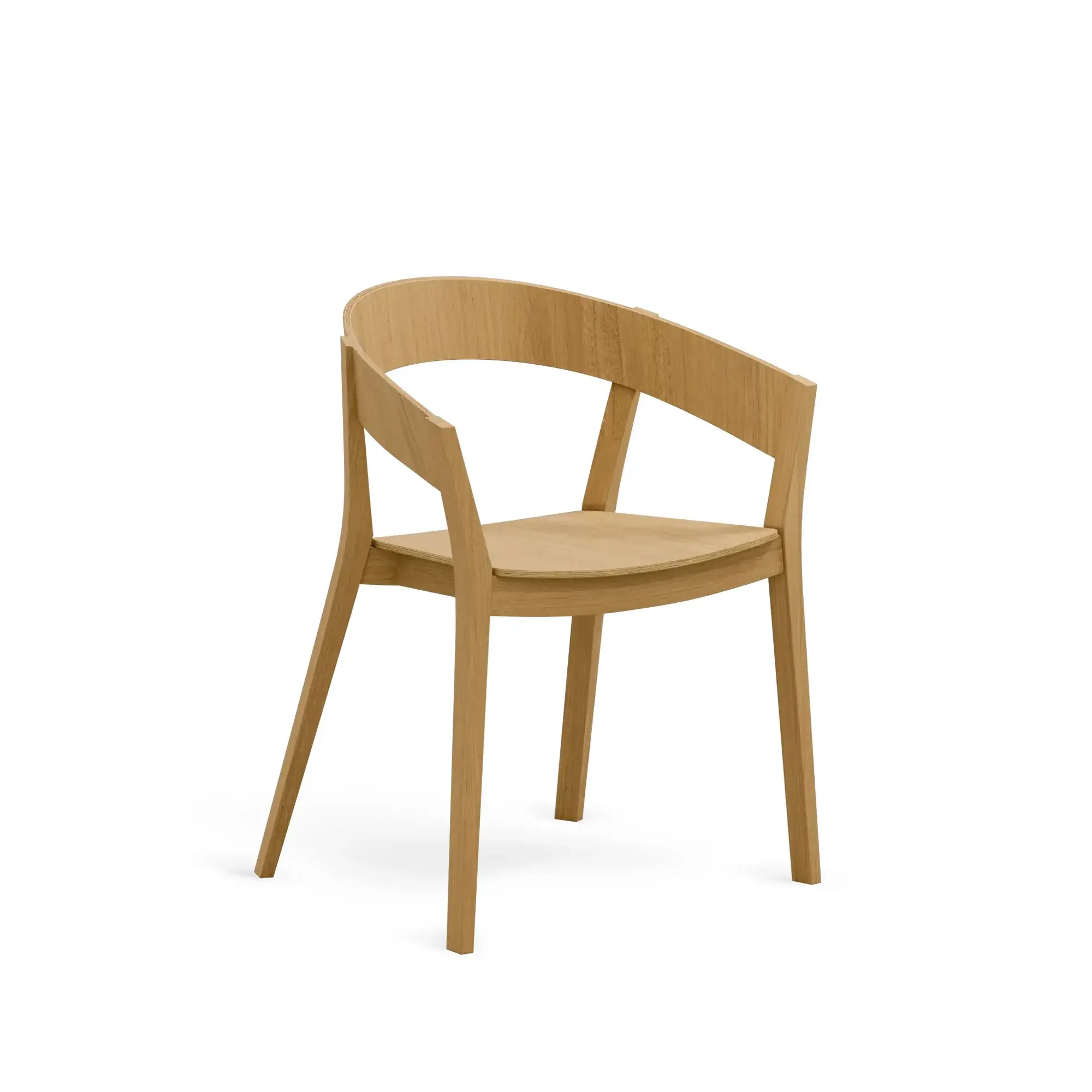 Butaca ARCHER – Asiento y respaldo de madera – roble cálido M10 [B-4800B-M10] (11)
