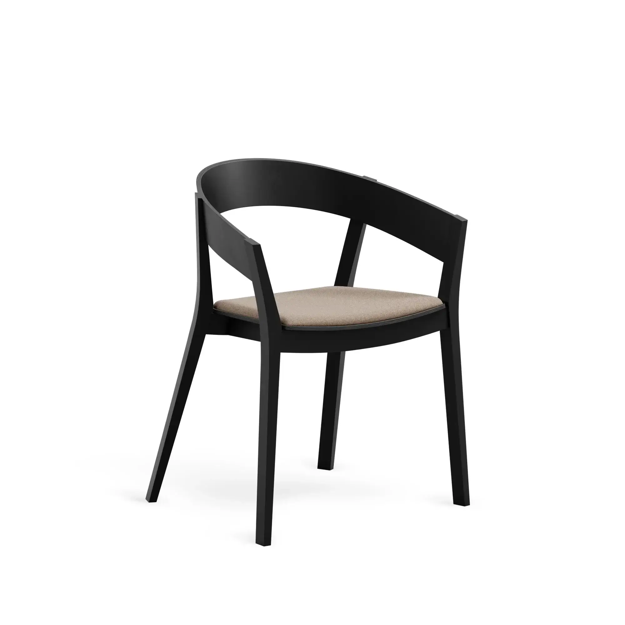 Butaca ARCHER – Asiento tapizado · respaldo de madera – haya negra M63 [B-4800BU-M63] (8)