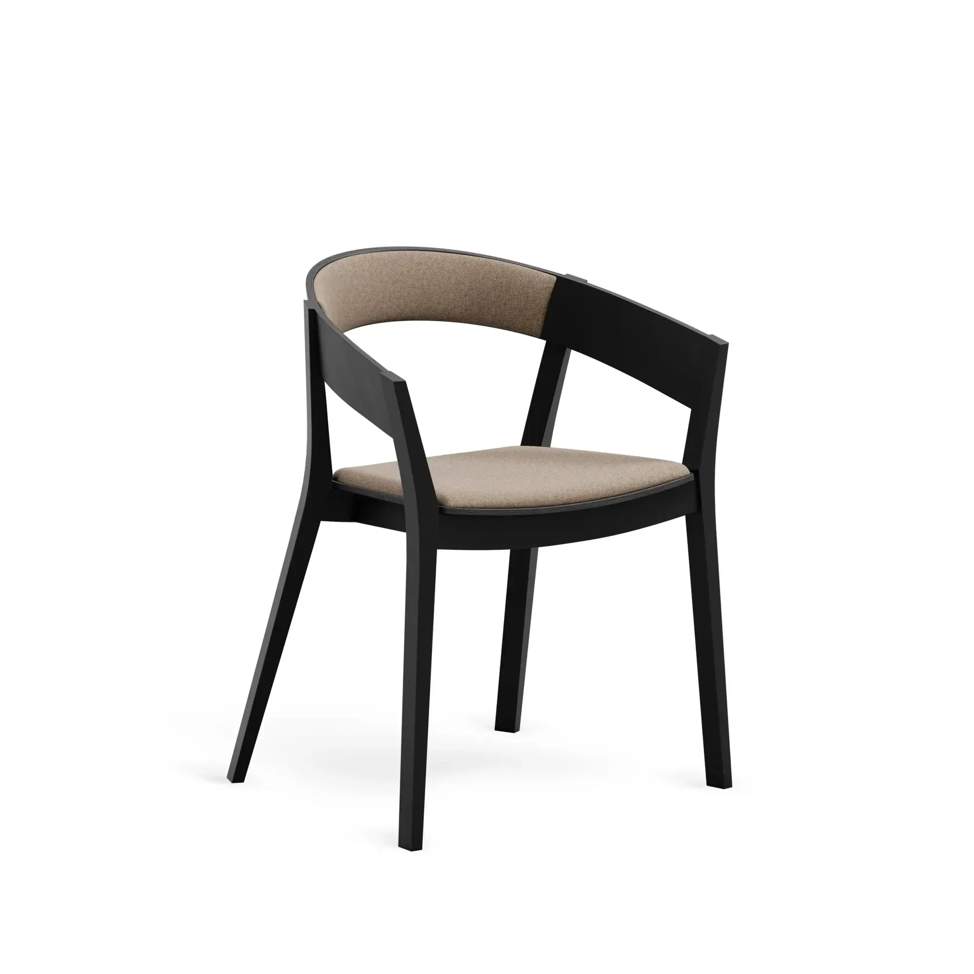 Butaca ARCHER – Asiento y respaldo tapizados – haya negra M63 [B-4801B-M63] (13)