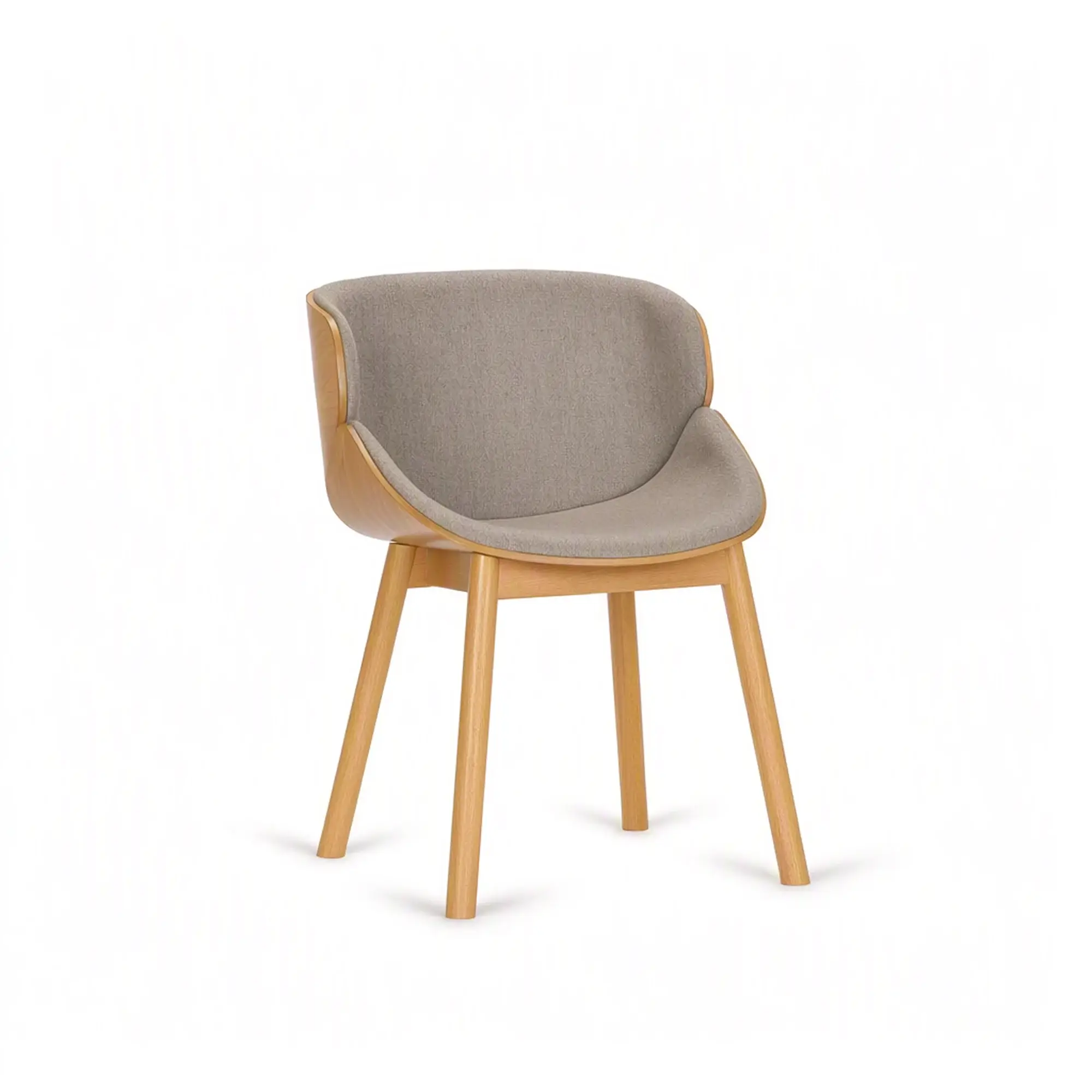 Silla ARIA con doble panel de madera – Doble panel de madera · patas de madera – roble teñido [B-5310-OAK] (8)