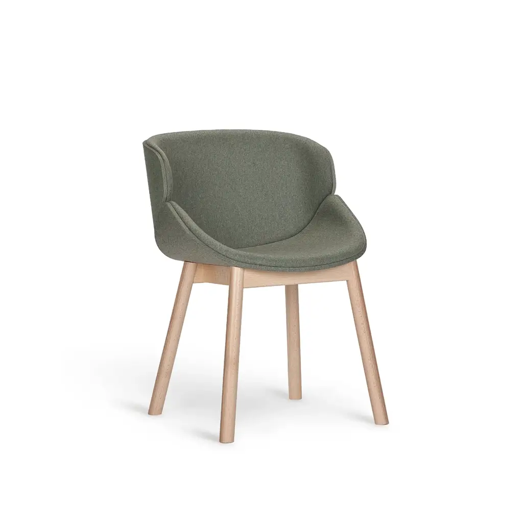 Silla ARIA base de madera – Base de madera – haya teñida [B-5360-BEECH]