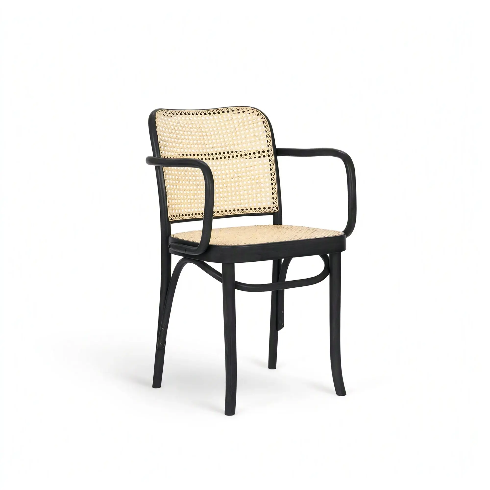 Butaca CLASSIC – Asiento y respaldo de rejilla tejida a mano – haya negra M63 [B-8110C-M63] (11)