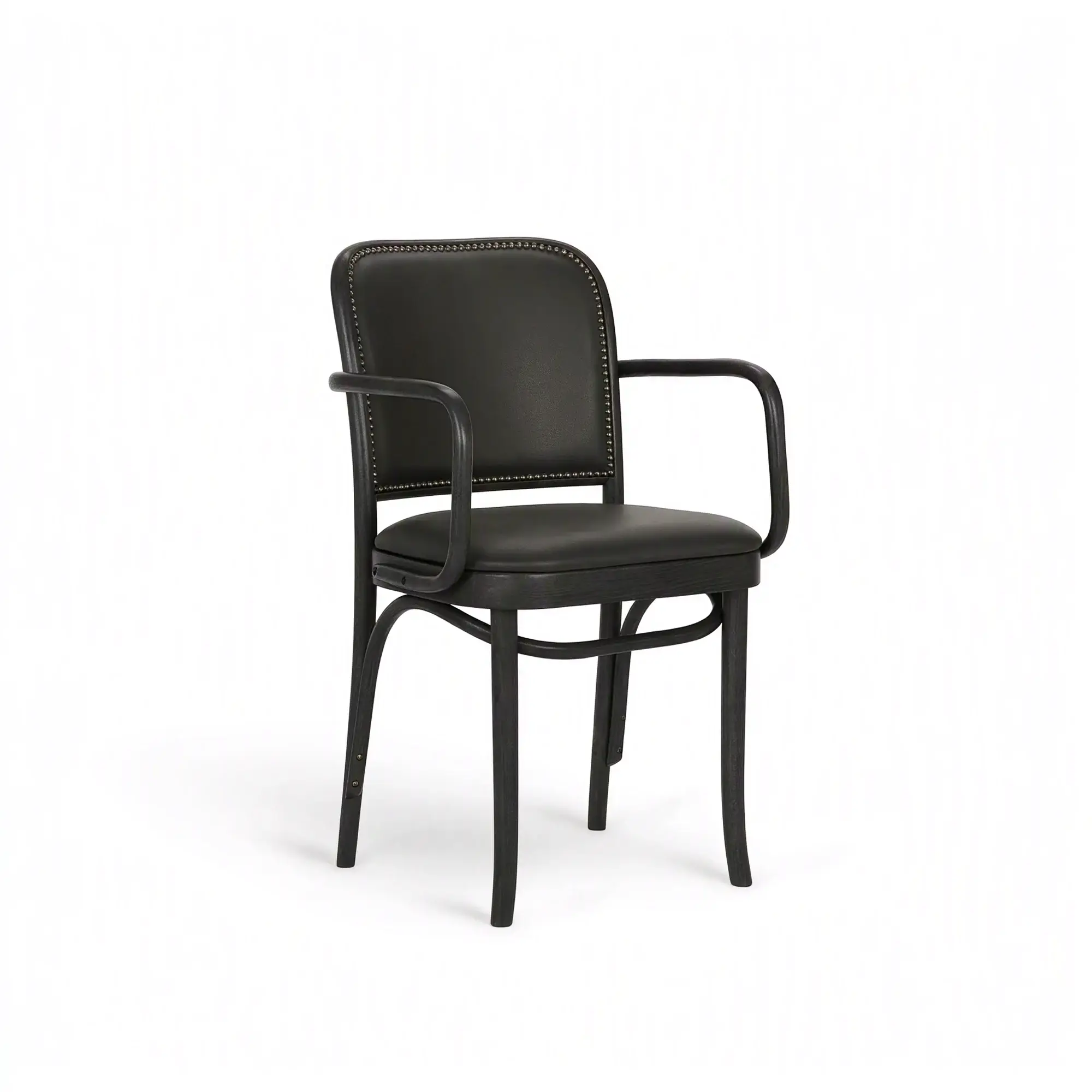 Butaca CLASSIC – Asiento y respaldo tapizados – haya negra M63 [B-8110U-M63] (14)