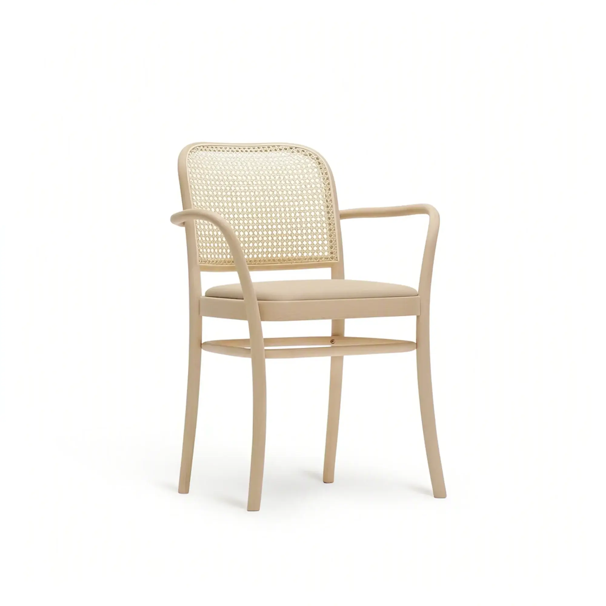 Butaca BENKO – Asiento tapizado · respaldo de rejilla – haya clara M07 [B-8131-M07] (5)