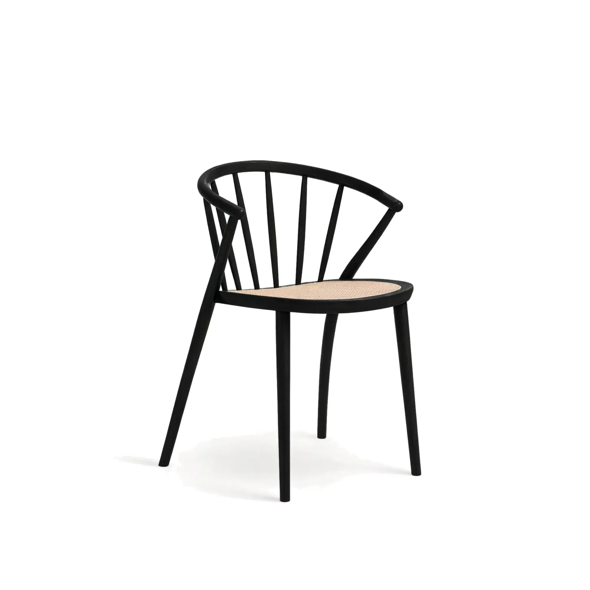 Silla SUDOKU – ERBA · asiento de fibra trenzada – haya negra M63 [B-9824-M63] (20)