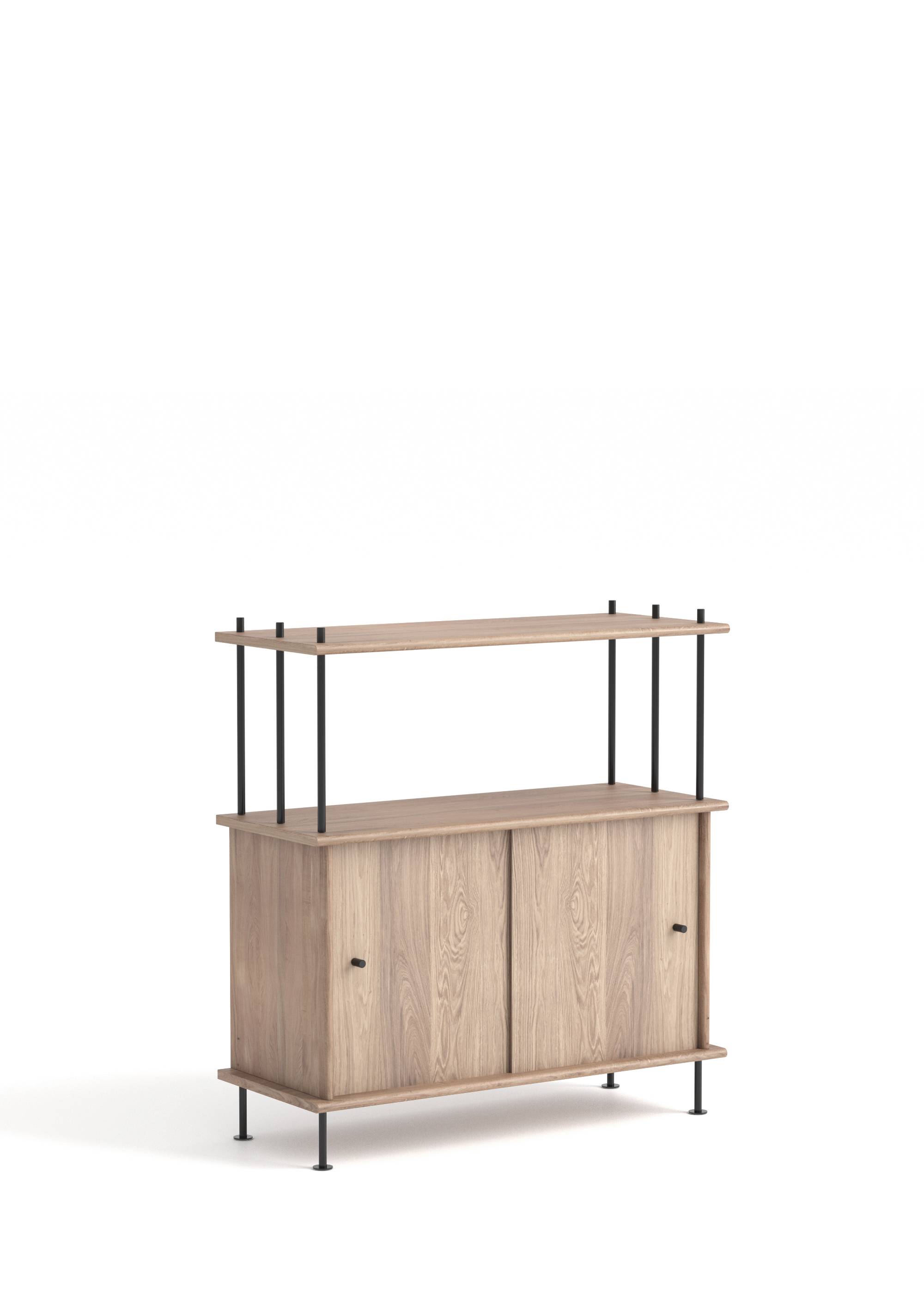 Sistema BAVA 100 - Estanterías de Madera maciza de roble (14)