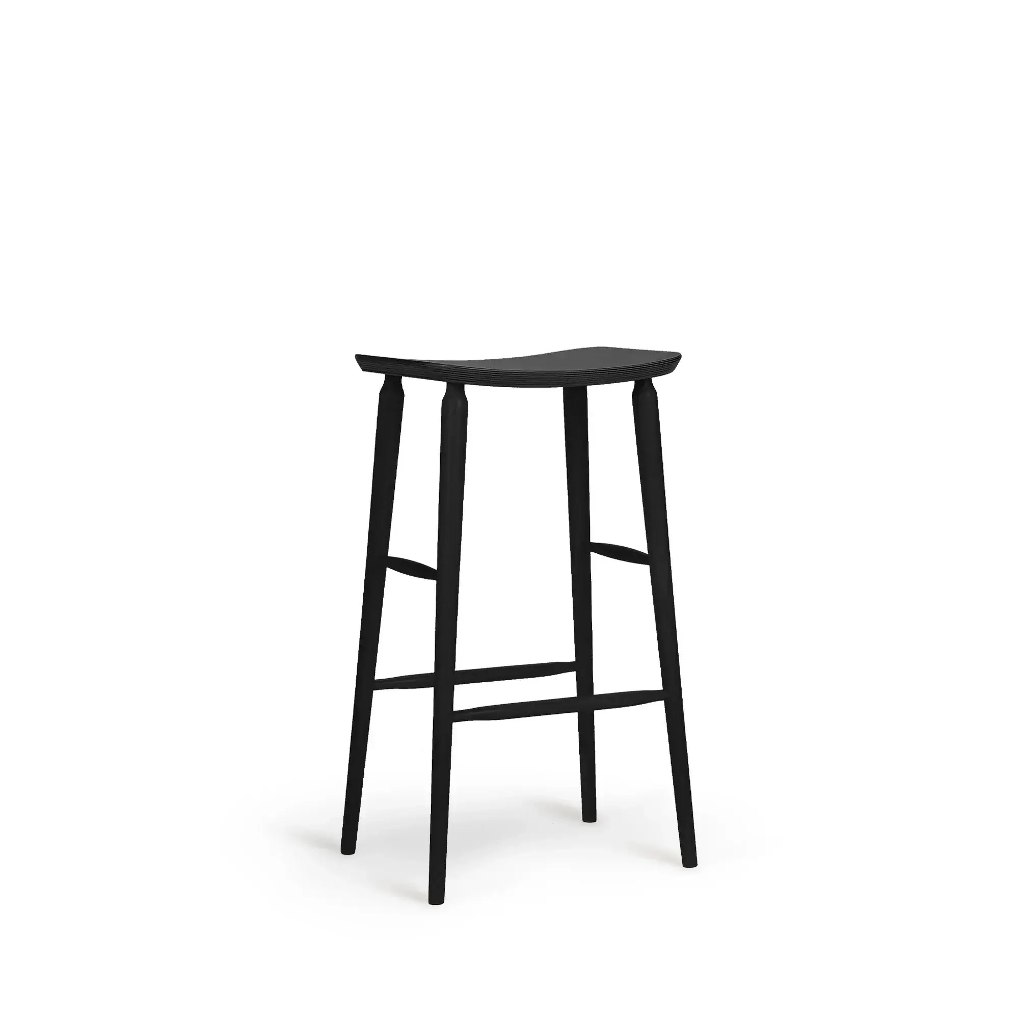 Taburete ANTILLA – Taburete 78 cm – haya negra M63 [C-C9850-SH780-M63] (4)