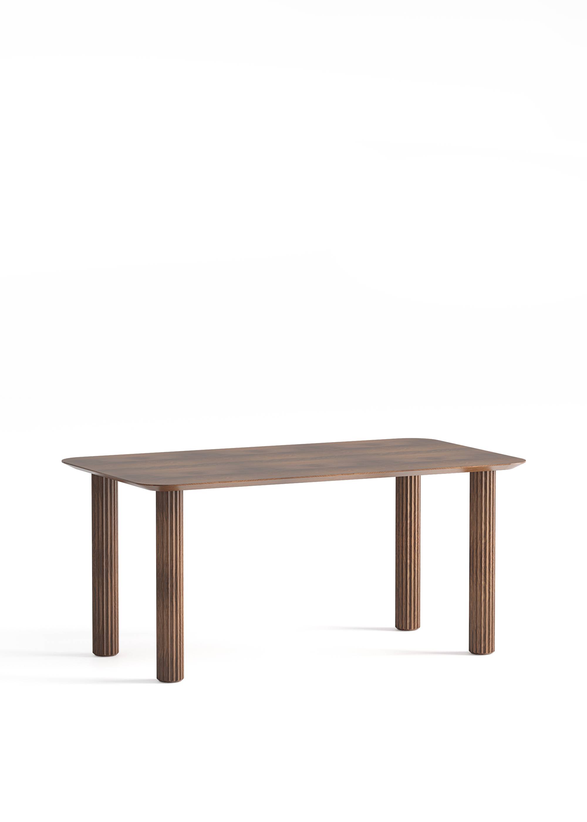 Mesa FILAR 160 - Mesas de Madera maciza de roble