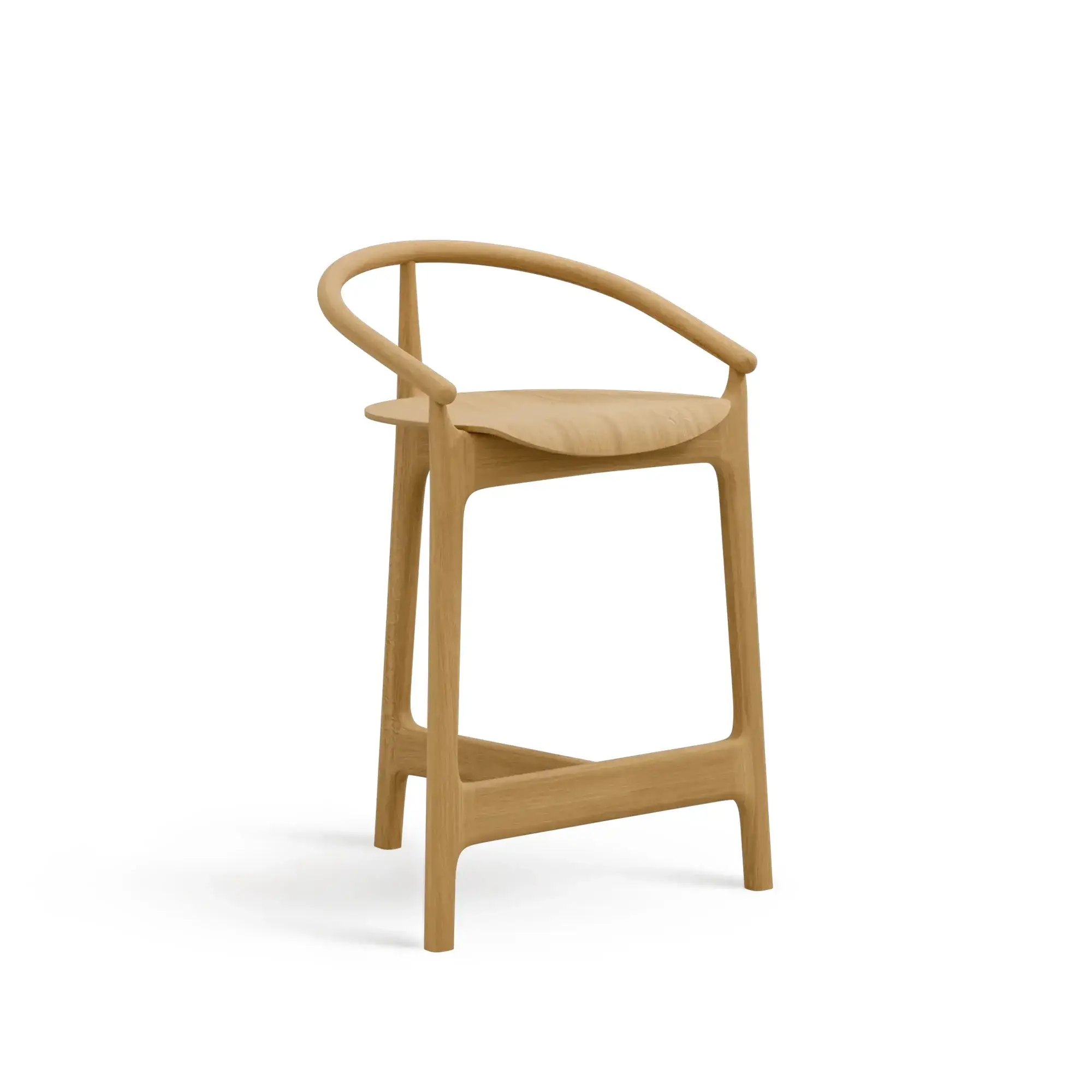 Taburete alto EVO – Asiento y respaldo de madera – roble cálido M10 [H-2940-SH660-M10] (12)