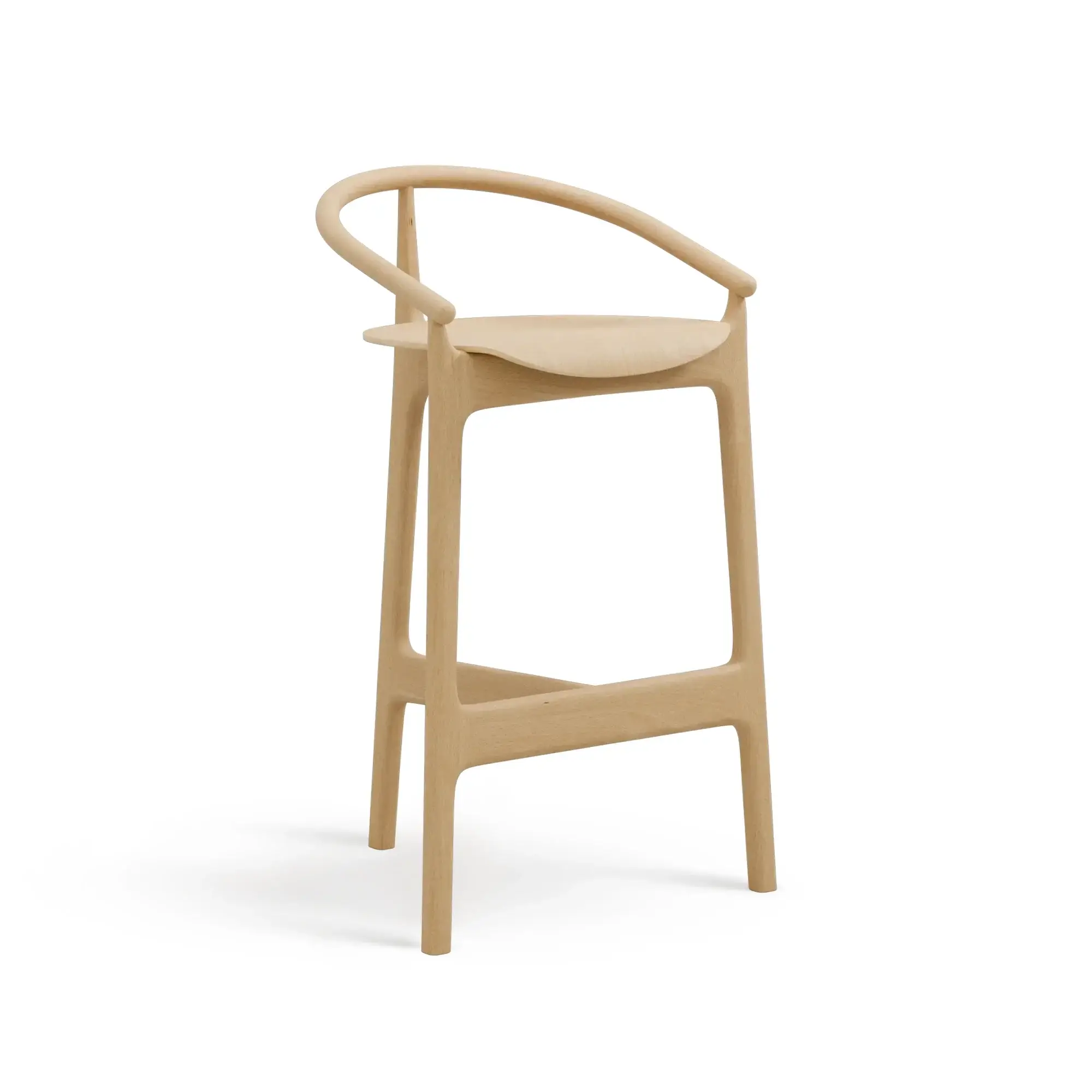 Taburete alto EVO – Asiento y respaldo de madera – haya clara M07 [H-2940-SH760-M07] (9)