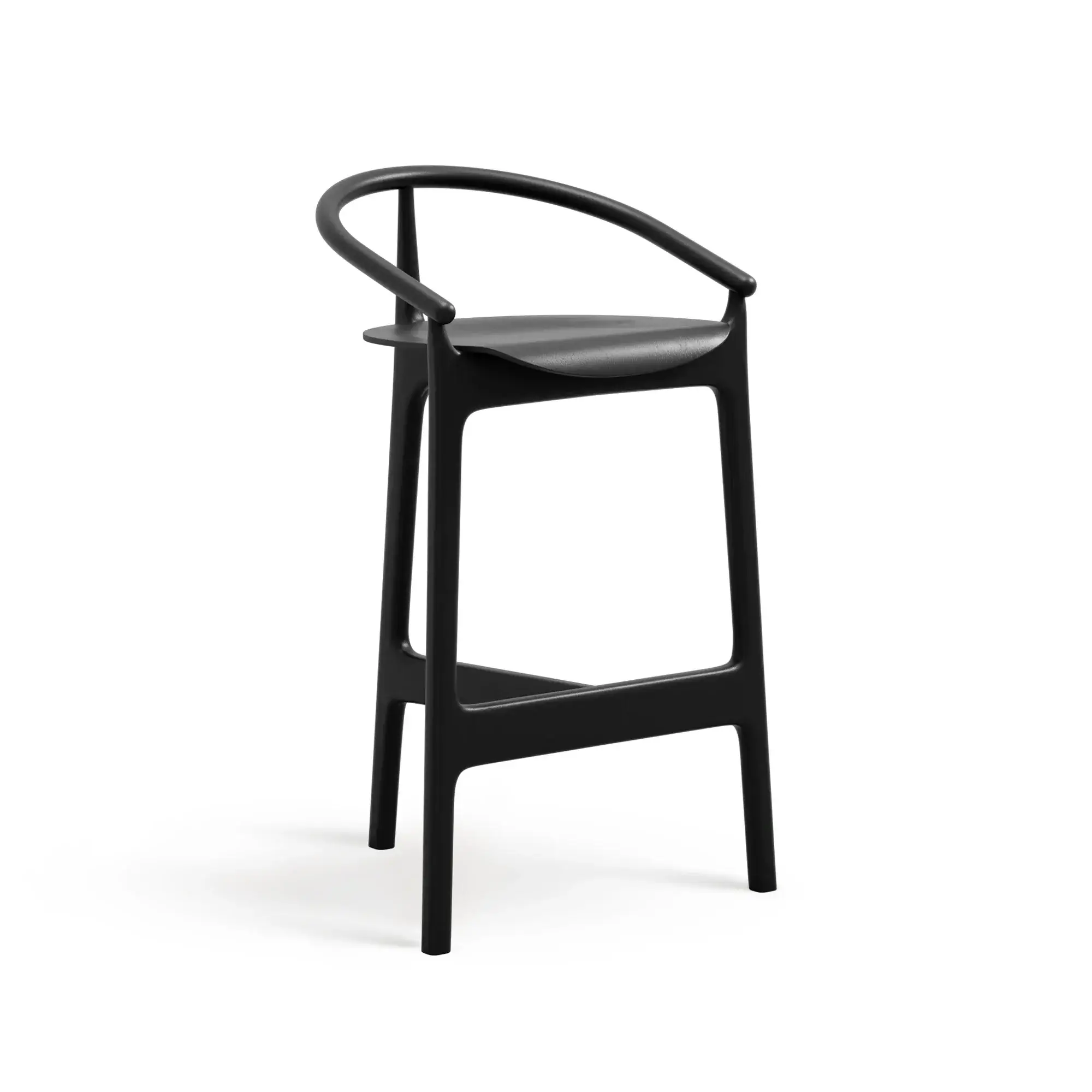 Taburete alto EVO – Asiento y respaldo de madera – haya negra M63 [H-2940-SH760-M63] (11)