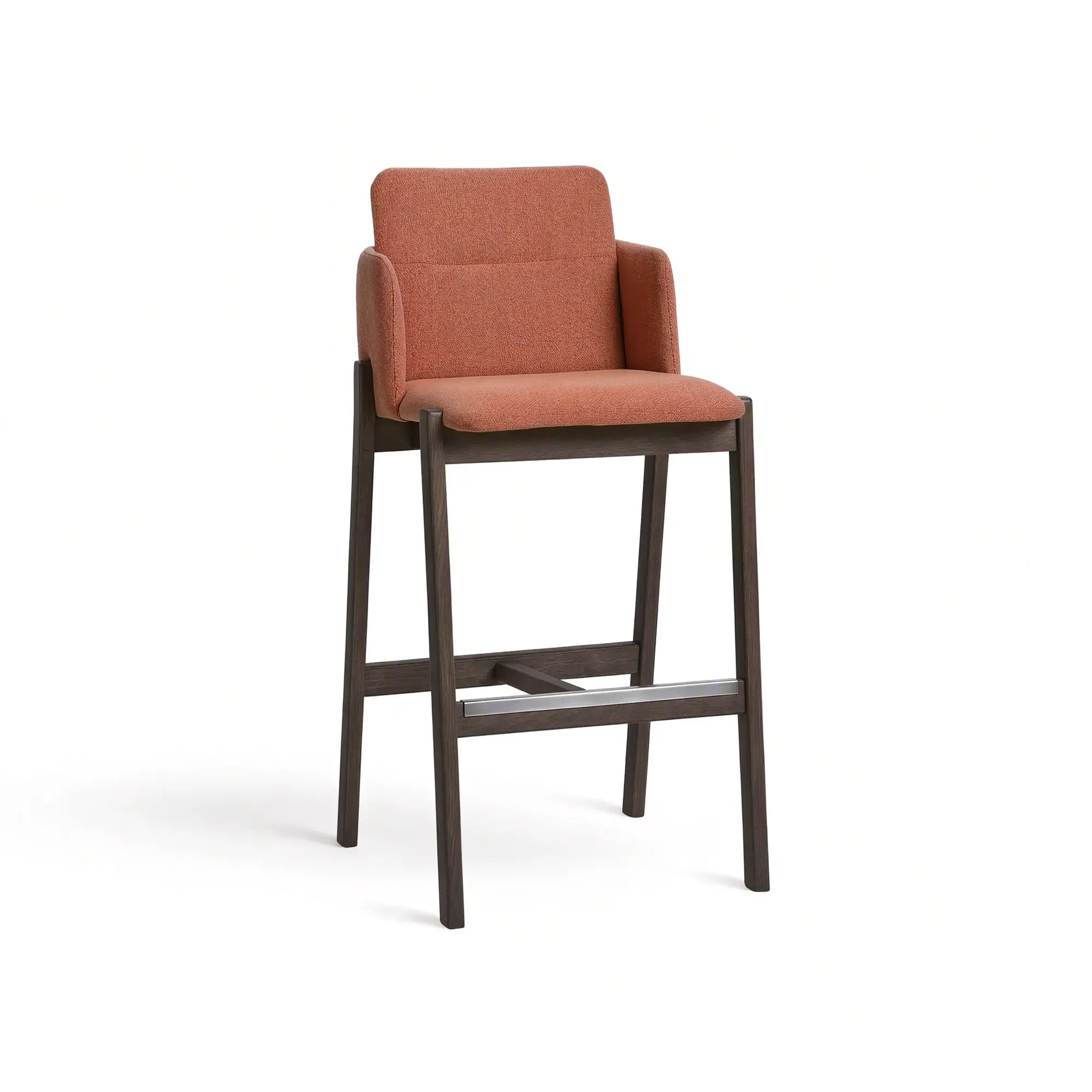 Taburete alto NOTE – Tapizada · patas de madera – haya marrón M50 [H-4060-SH745-M50] (5)