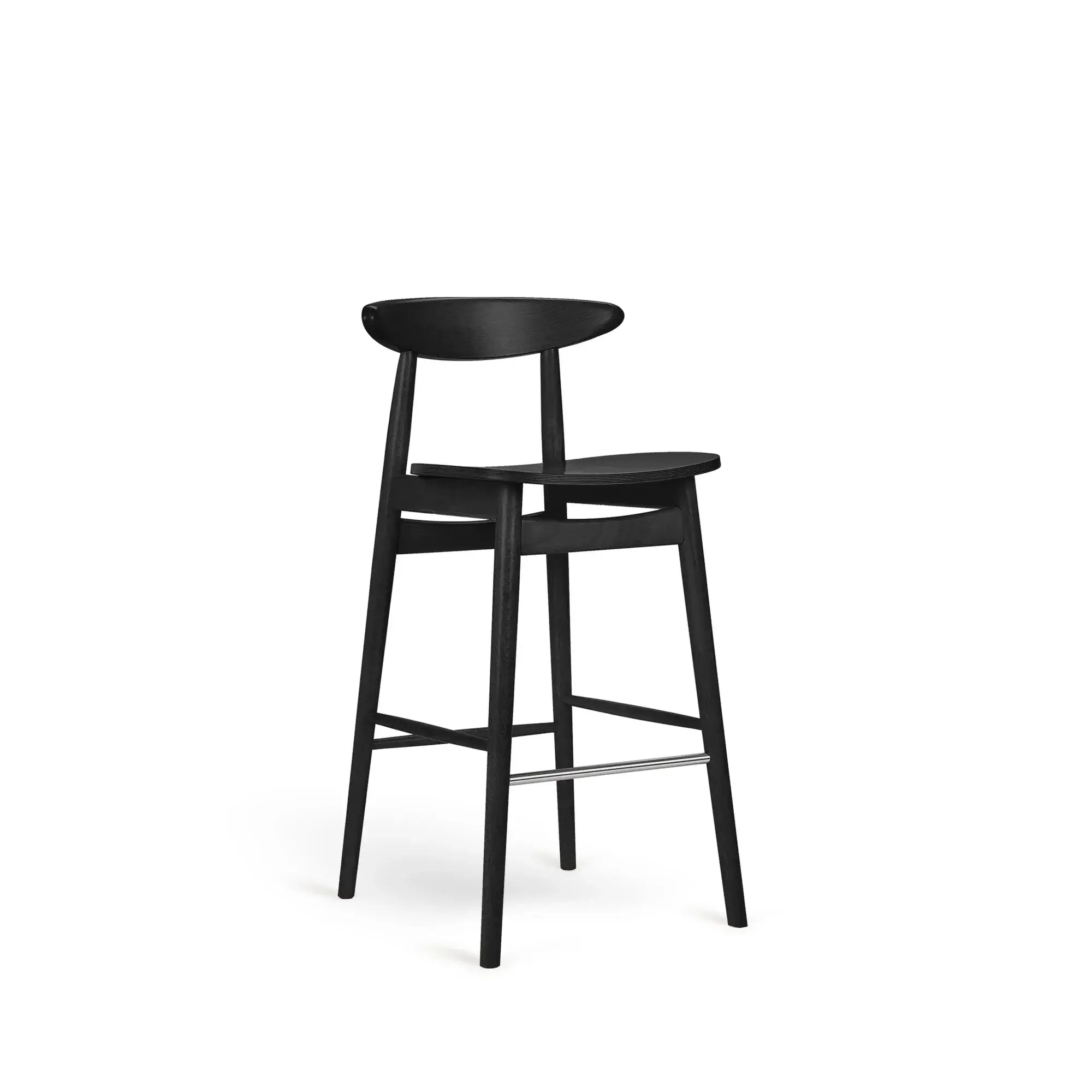 Taburete alto YESTERDAY – Asiento y respaldo de madera – haya negra M63 [H-4100-SH680-M63] (5)