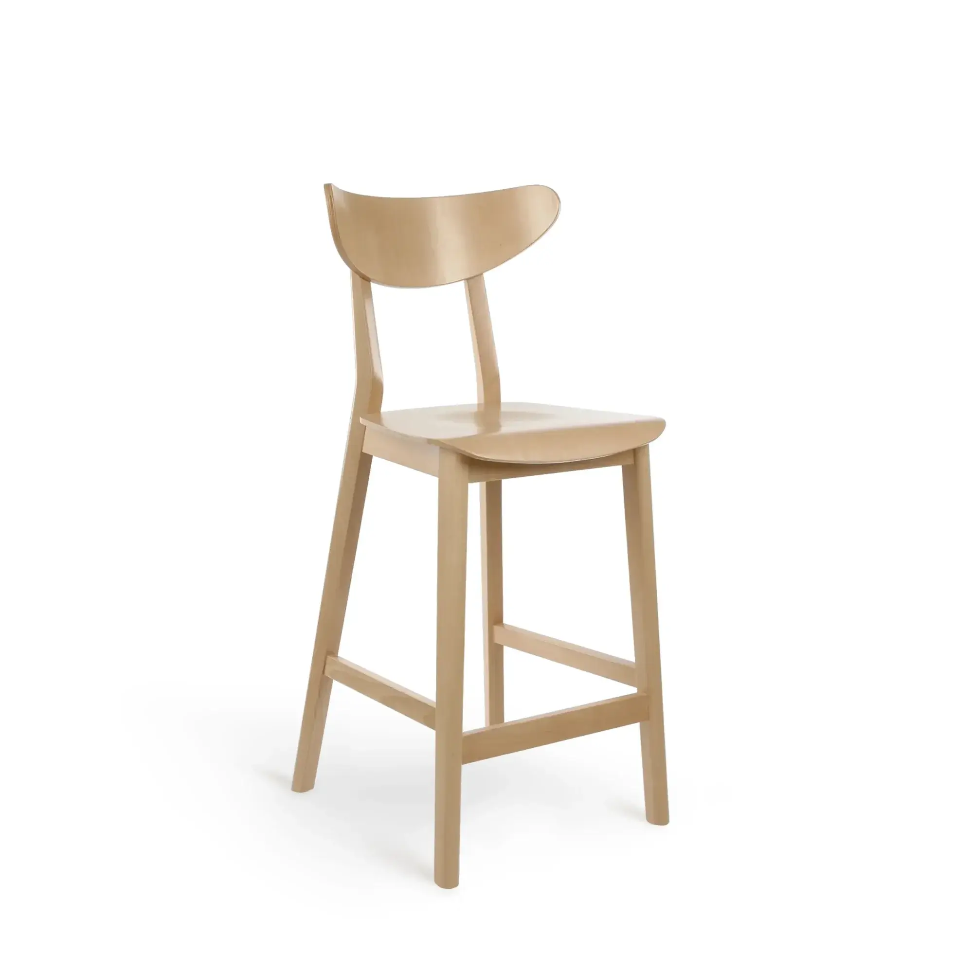 Taburete alto LOF – Asiento y respaldo de madera – haya clara M07 [H-4230-SH680-M07] (2)