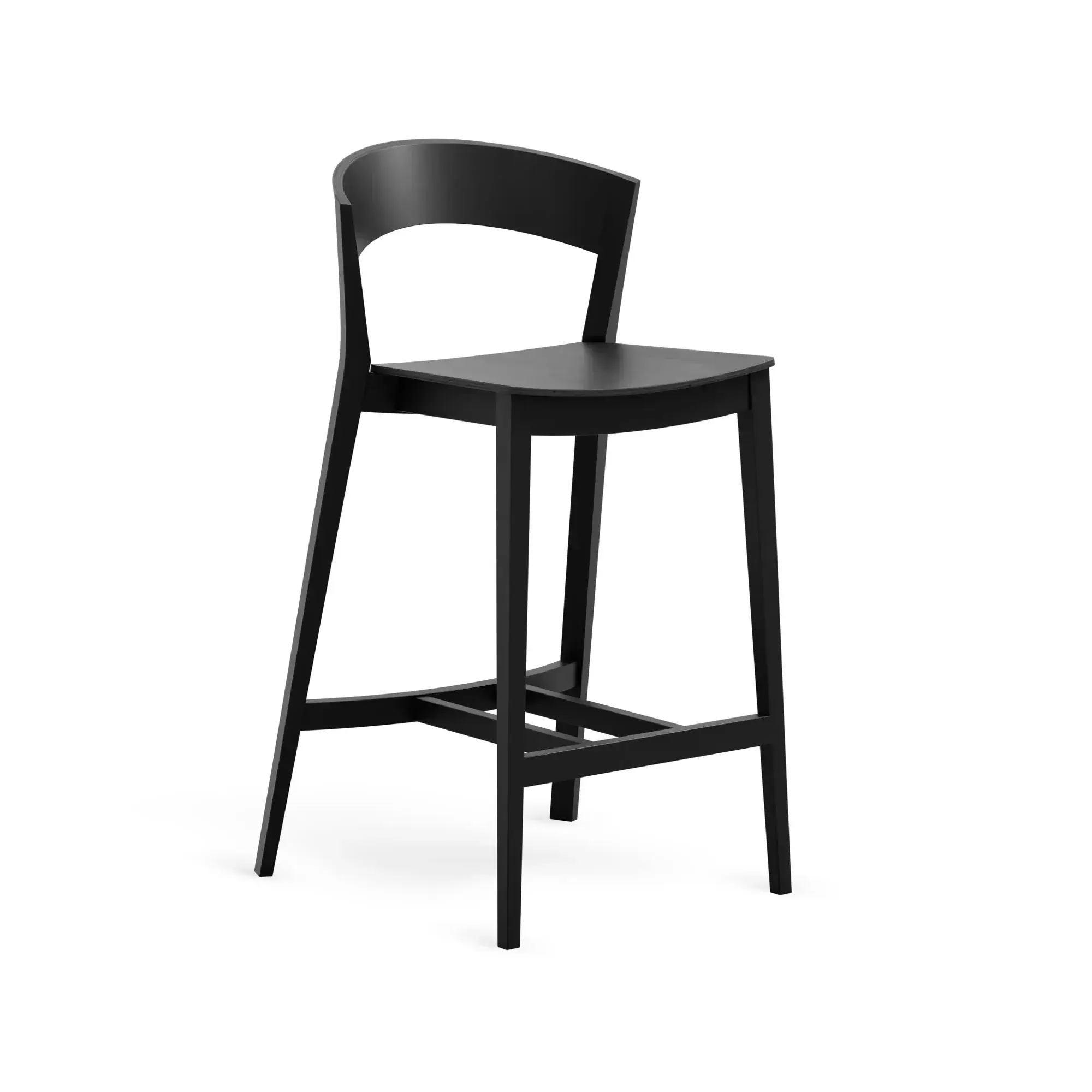 Taburete alto ARCHER – Asiento y respaldo de madera – haya negra M63 [H-4800-SH680-M63] (9)