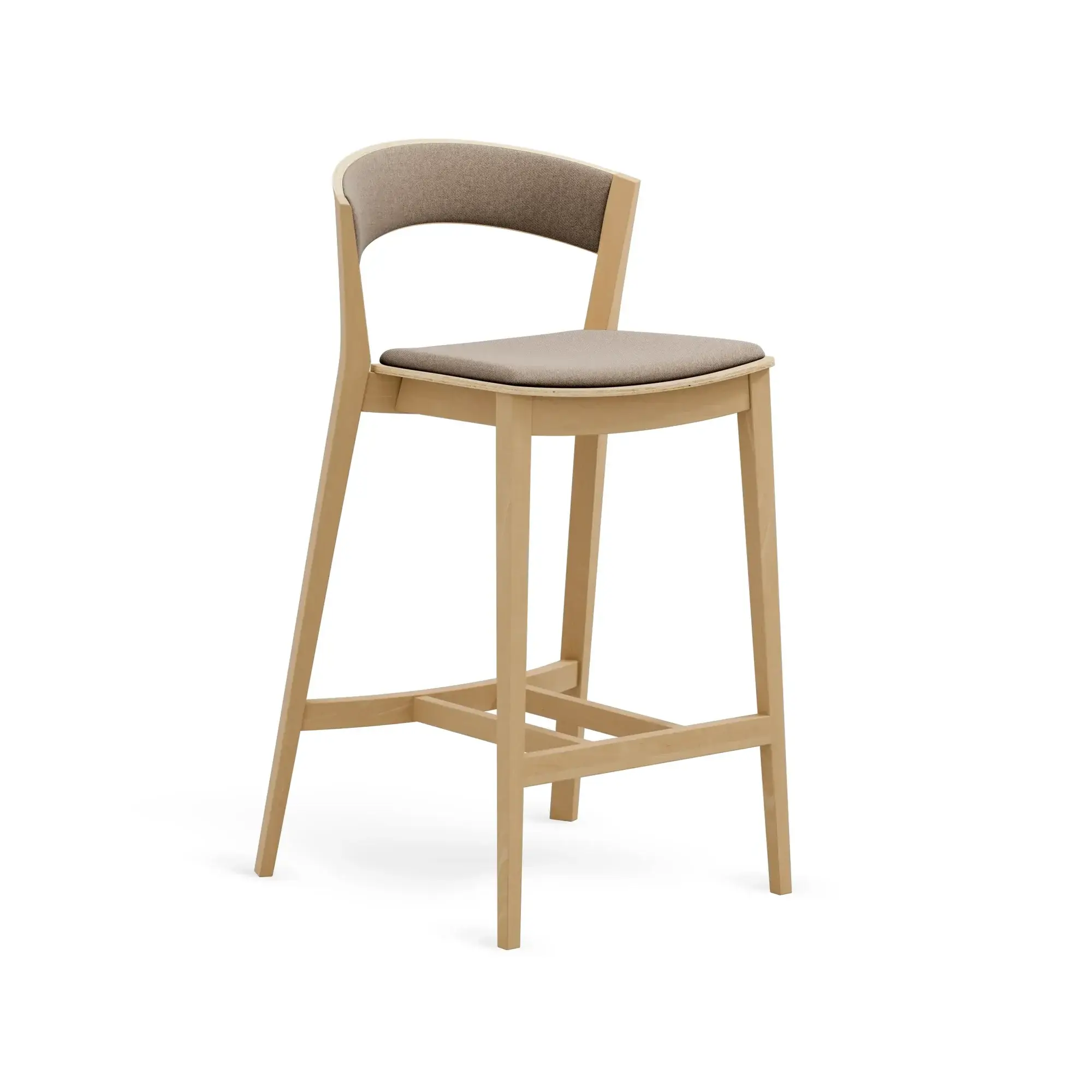 Taburete alto ARCHER – Asiento y respaldo tapizados – haya clara M07 [H-4801-SH700-M07] (13)