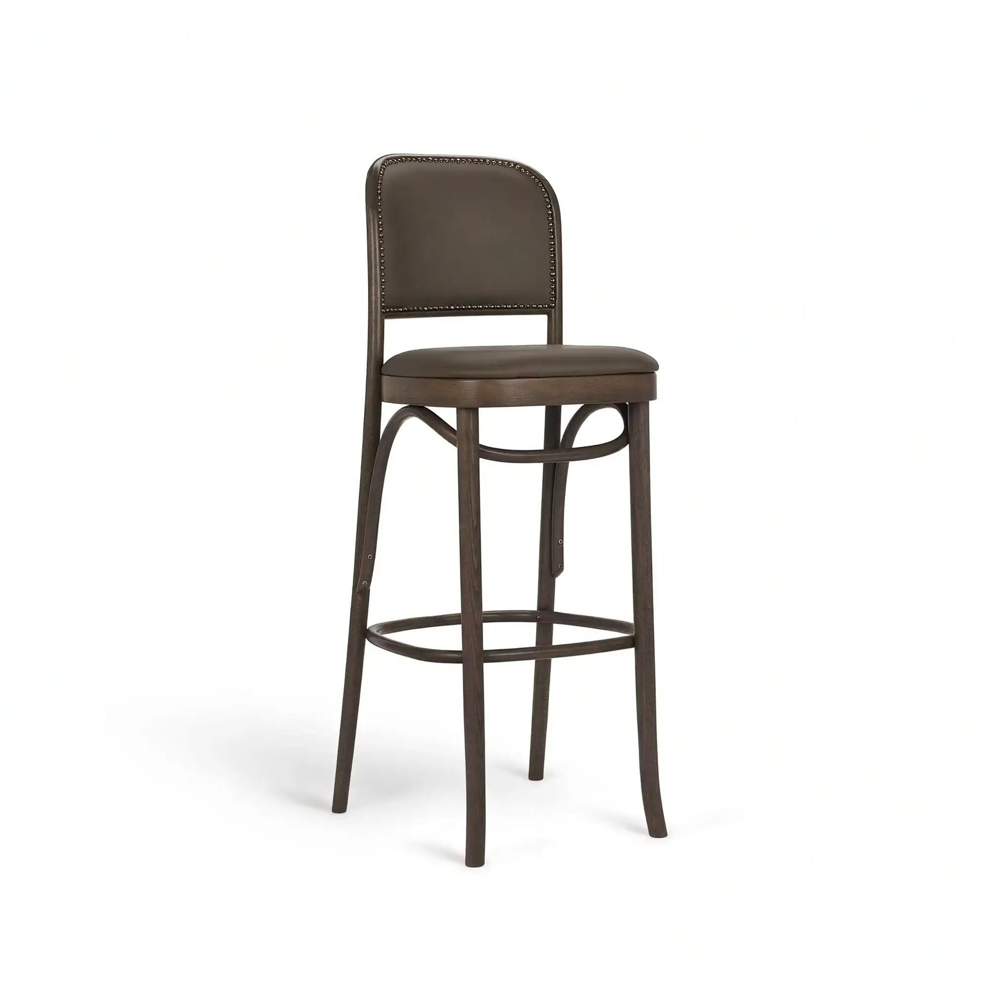 Taburete alto CLASSIC – Asiento y respaldo tapizados – haya marrón M50 [H-8110U-SH790-M50] (8)