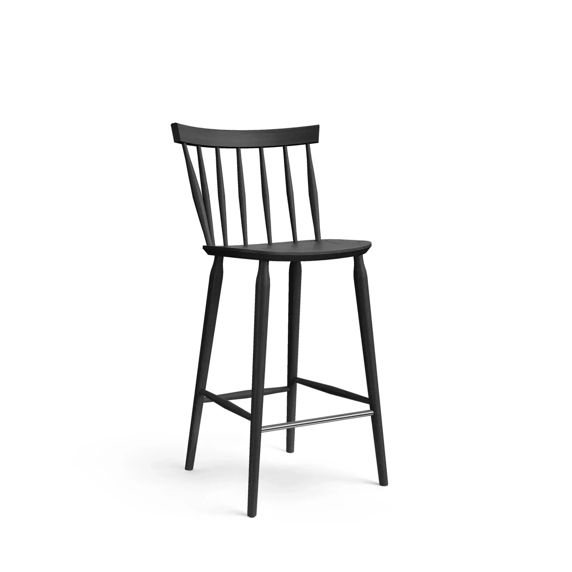 Taburete alto ANTILLA – Taburete alto 68 cm – haya negra M63 [H-9850-SH680-M63] (3)