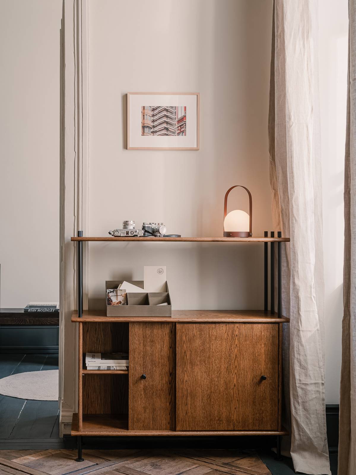 Sistema BAVA 100 - Estanterías de Madera maciza de roble (3)