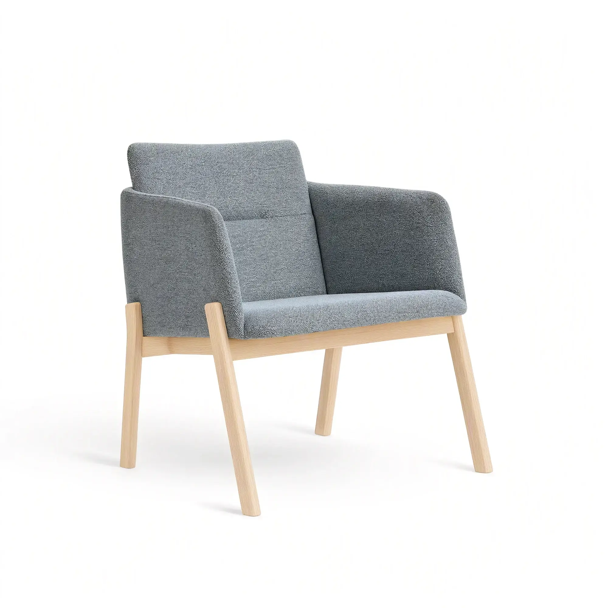 Butaca lounge NOTE – Tapizada · patas de madera – haya clara M07 [M-4060-M07] (5)