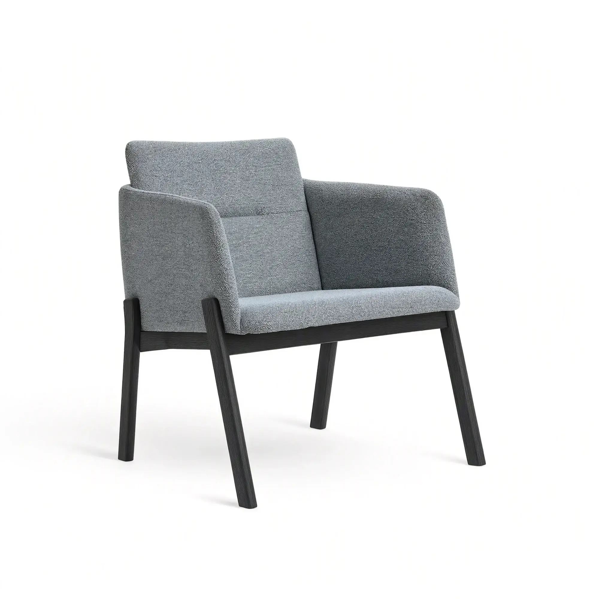 Butaca lounge NOTE – Tapizada · patas de madera – haya negra M63 [M-4060-M63] (6)