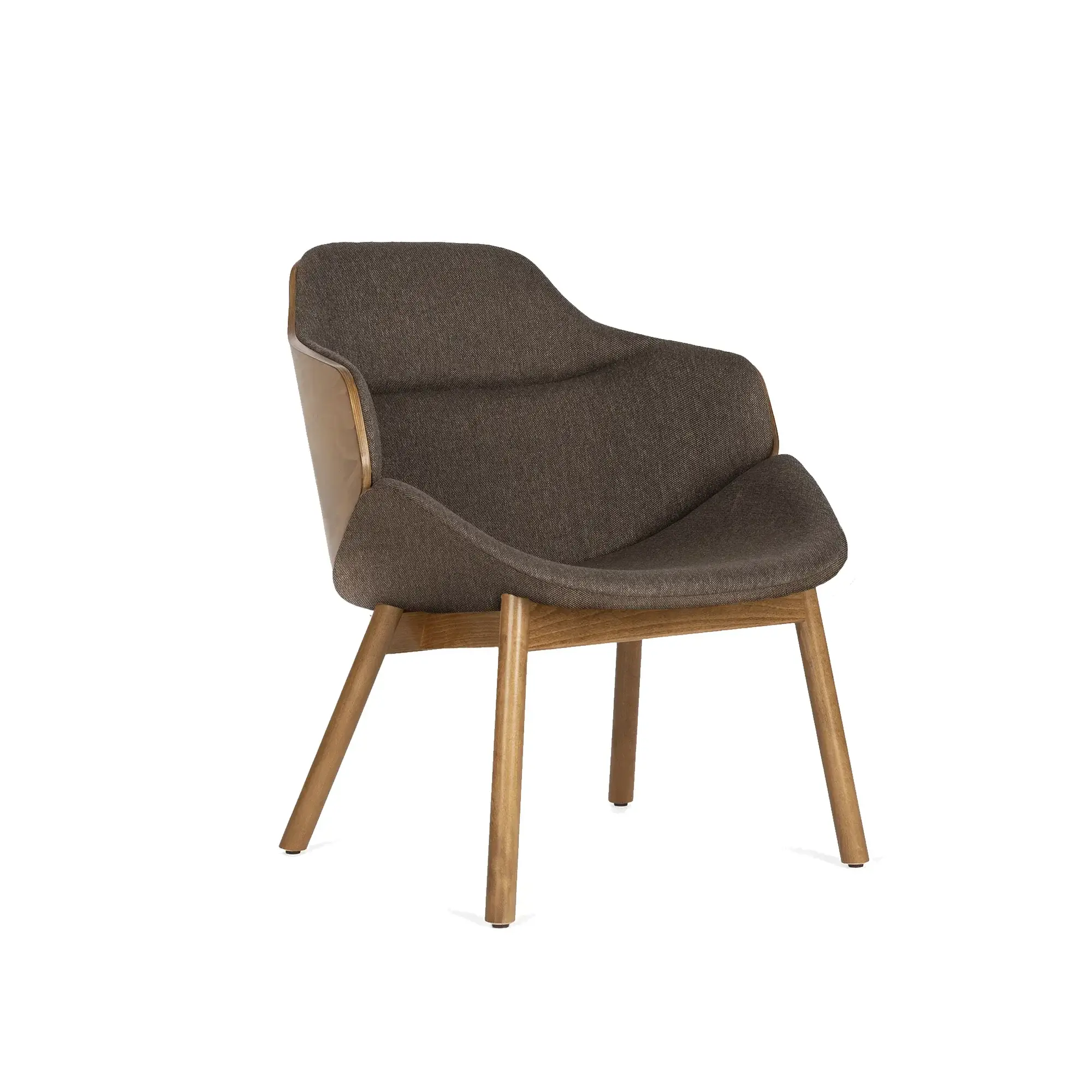Butaca ARIA lounge – Patas de madera · panel de madera – roble teñido [M-M5350-OAK] (5)