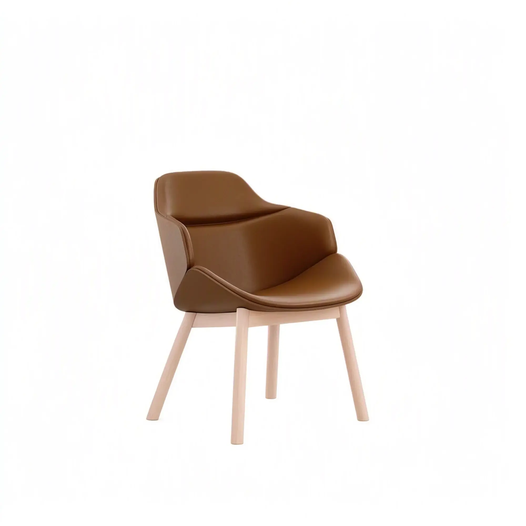 Butaca ARIA lounge – Patas de madera – haya teñida [M-M5360-BEECH] (6)