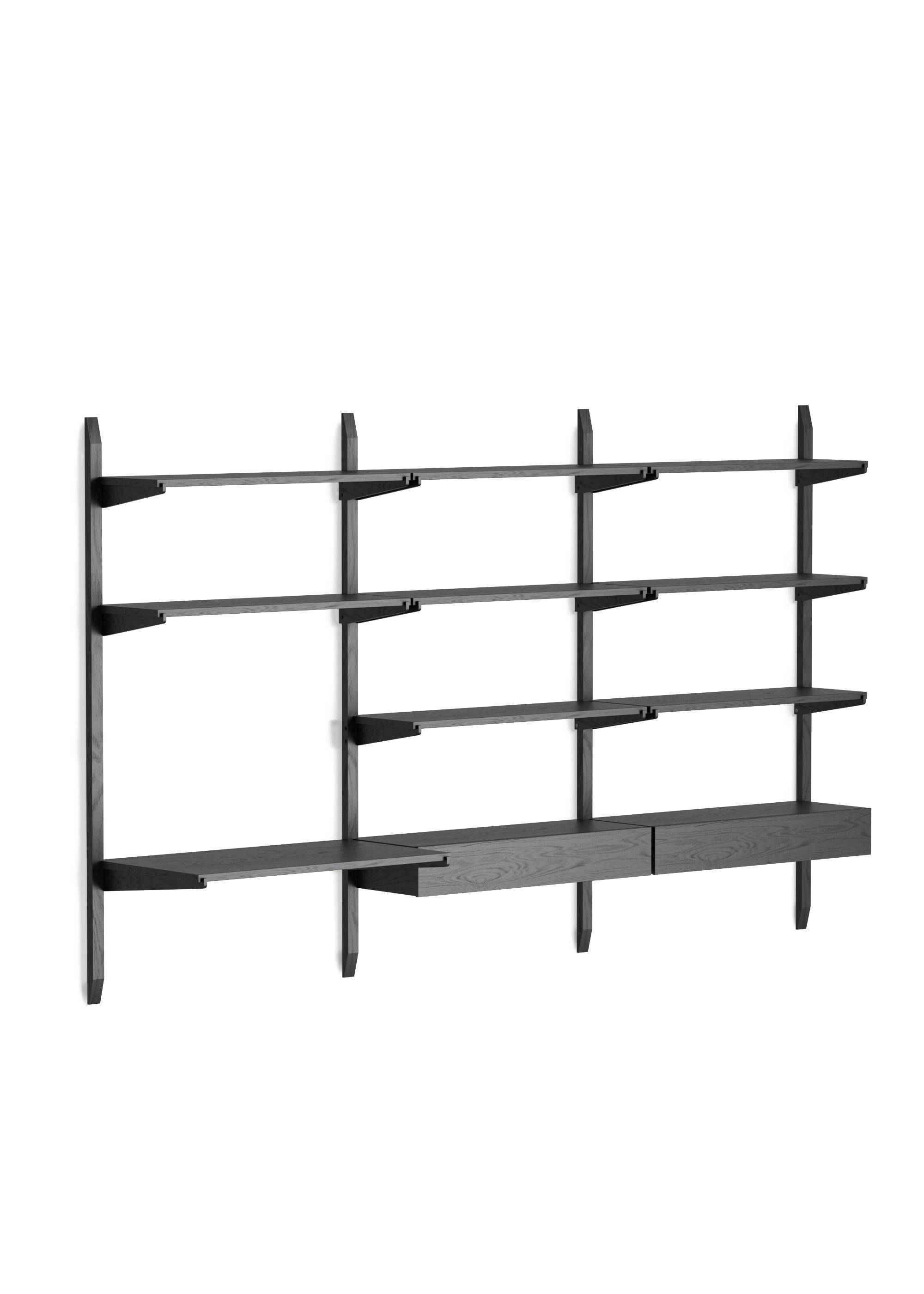 Sistema NOKI(軒) 3 SHELVING - Estanterías de Madera maciza de roble (6)