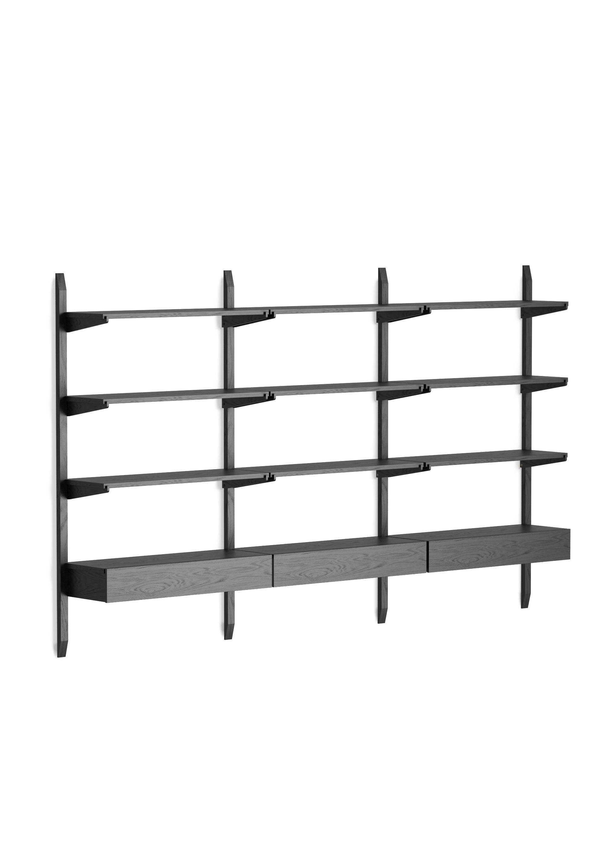 Sistema NOKI(軒) 3 SHELVING - Estanterías de Madera maciza de roble (7)
