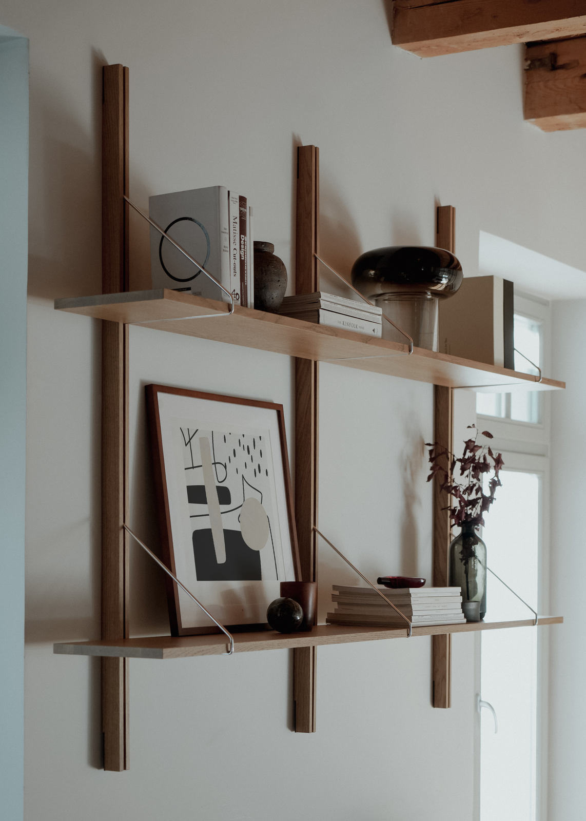 Estanteria RODD DUO 140 - Estanterías de Madera maciza de roble (4)