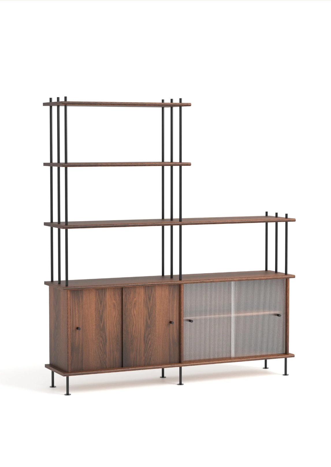 Sistema BAVA 160 - Estanterías de Madera maciza de roble (58)