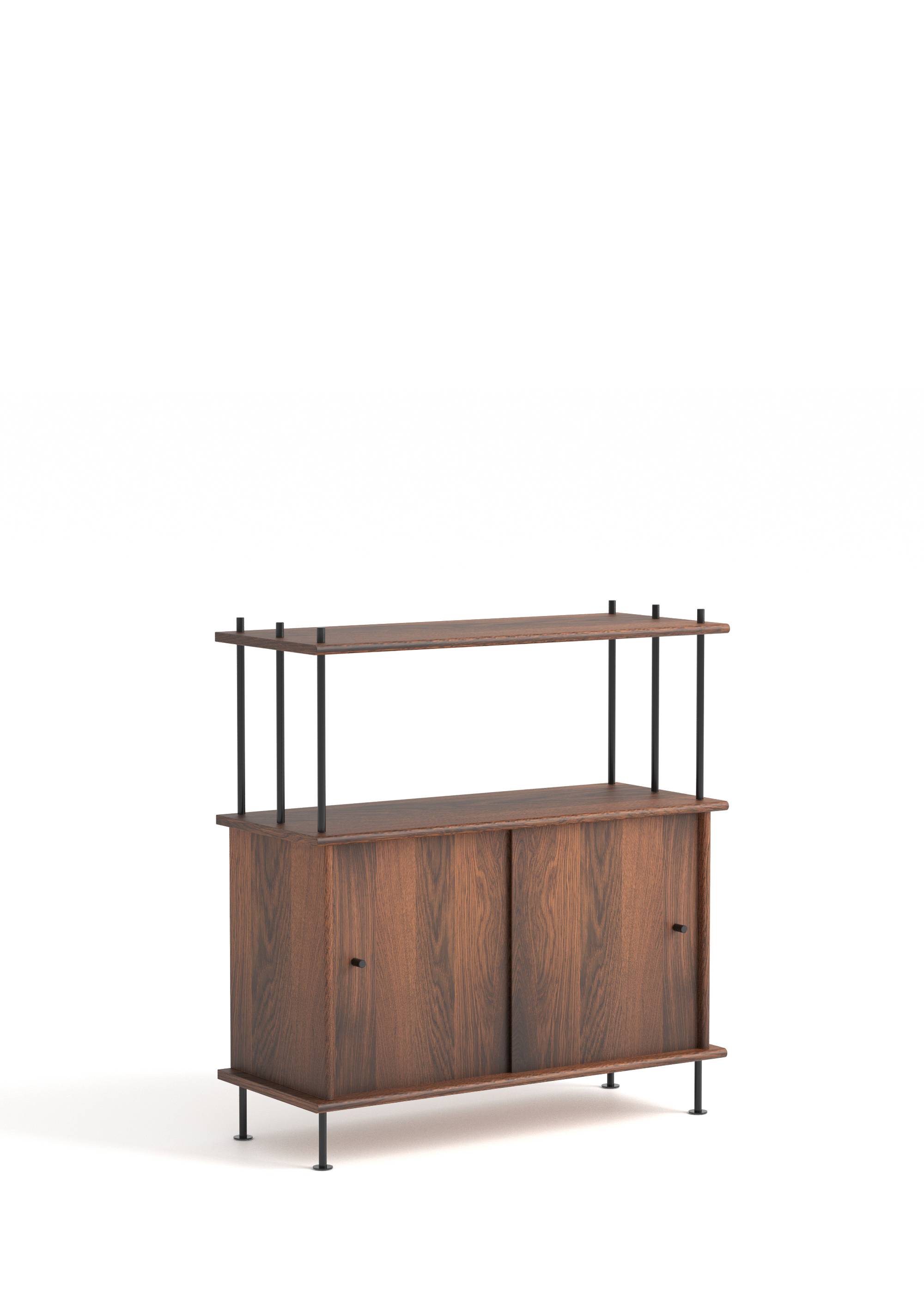Sistema BAVA 100 - Estanterías de Madera maciza de roble (8)