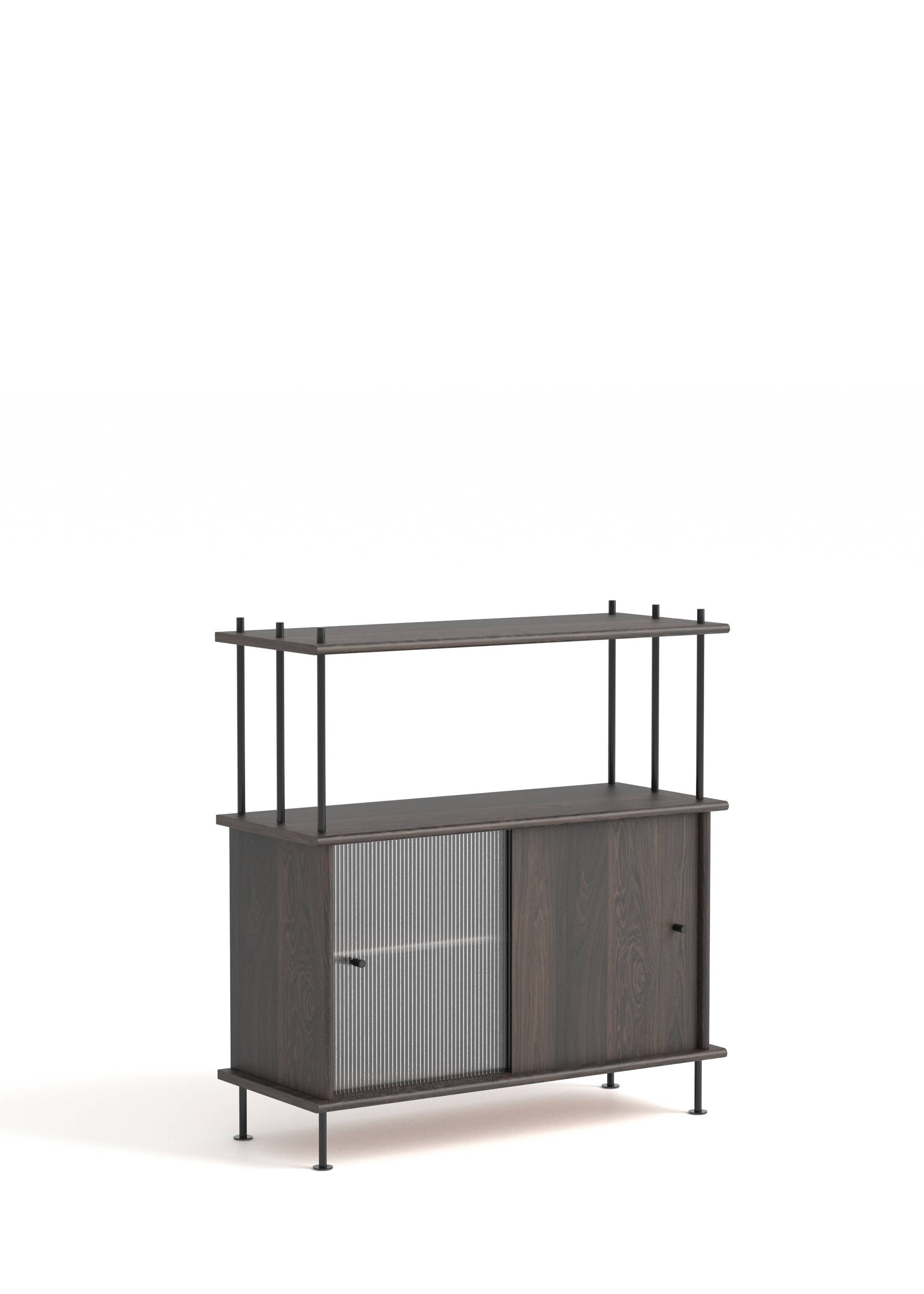 Sistema BAVA 100 - Estanterías de Madera maciza de roble (12)