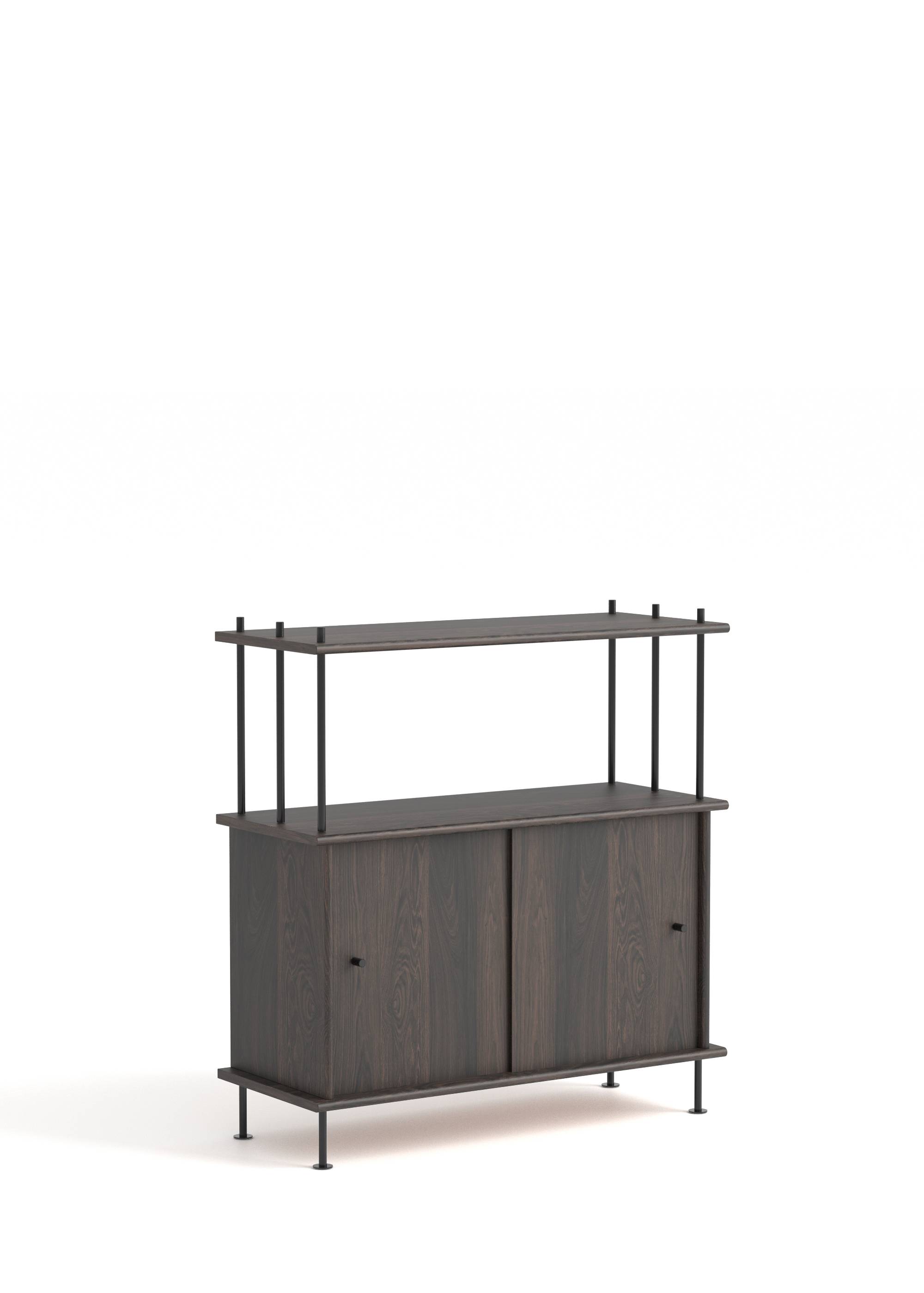 Sistema BAVA 100 - Estanterías de Madera maciza de roble (11)