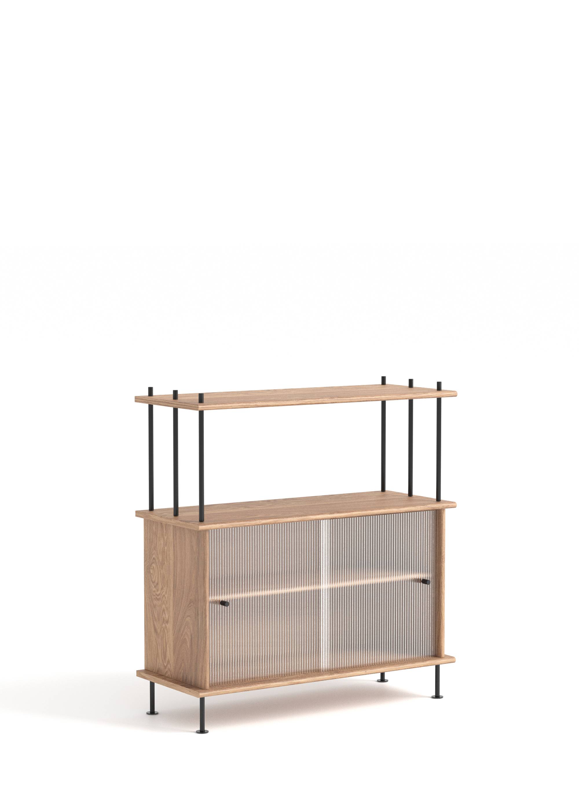 Sistema BAVA 100 - Estanterías de Madera maciza de roble (7)