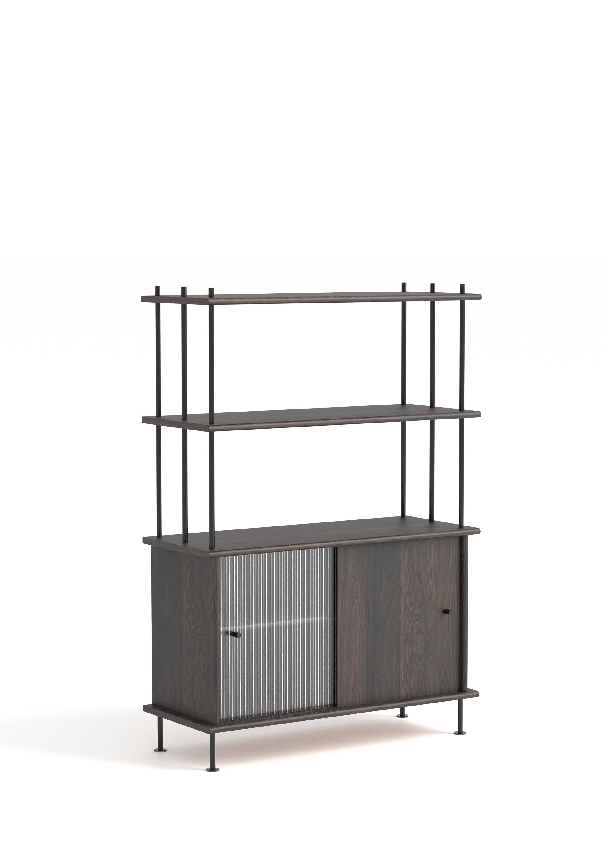 Sistema BAVA 100 - Estanterías de Madera maciza de roble (24)