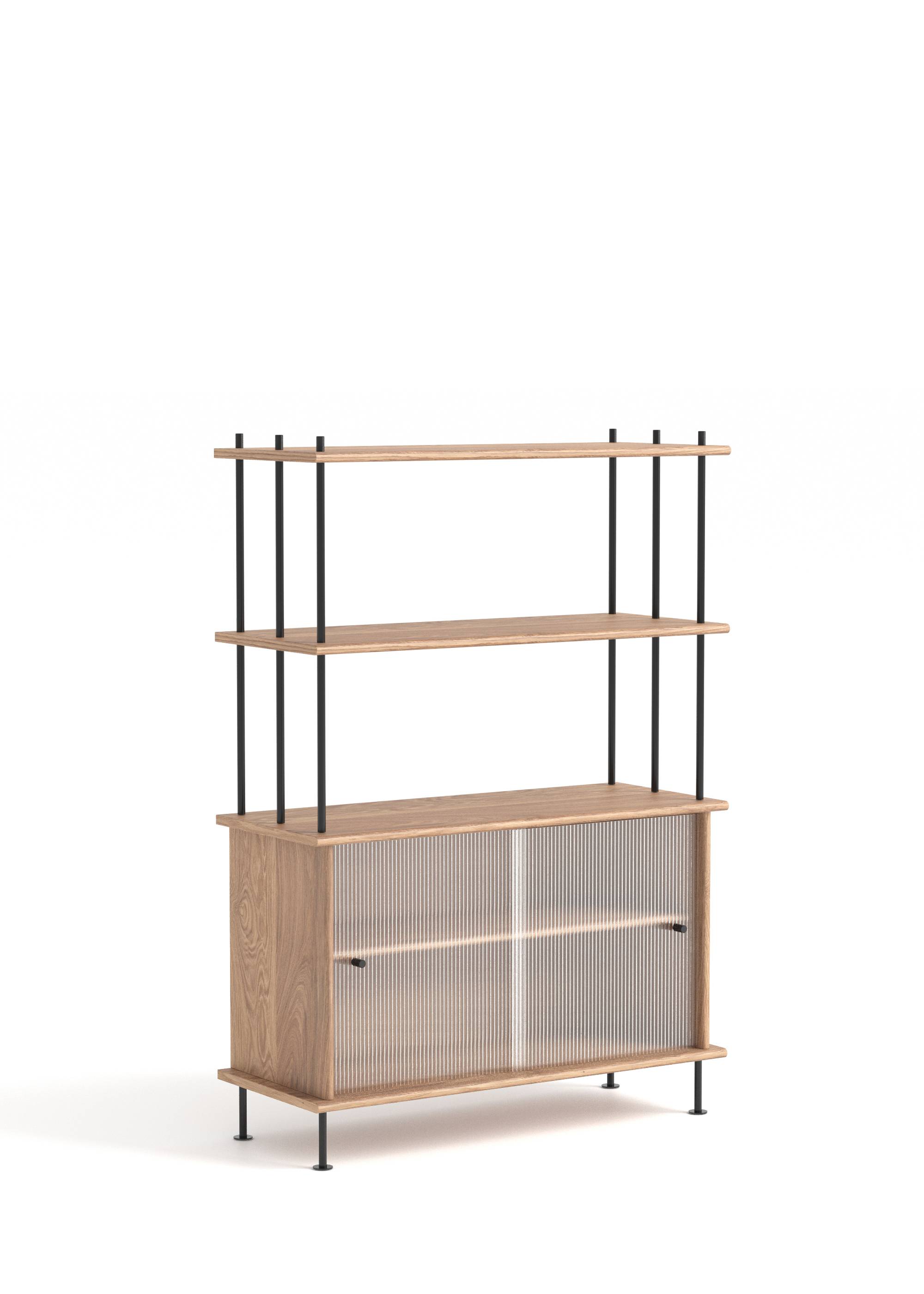 Sistema BAVA 100 - Estanterías de Madera maciza de roble (19)