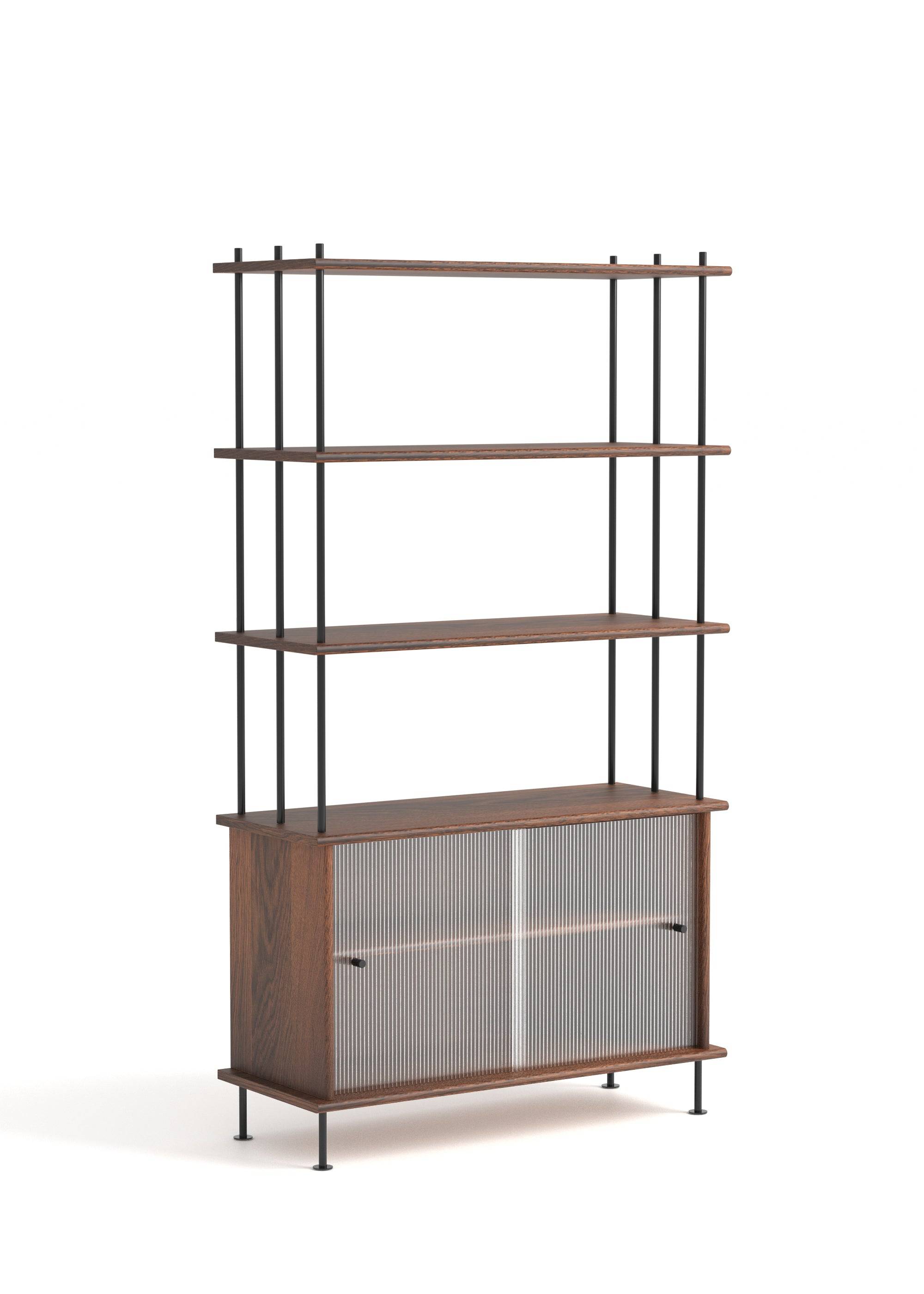 Sistema BAVA 100 - Estanterías de Madera maciza de roble (34)