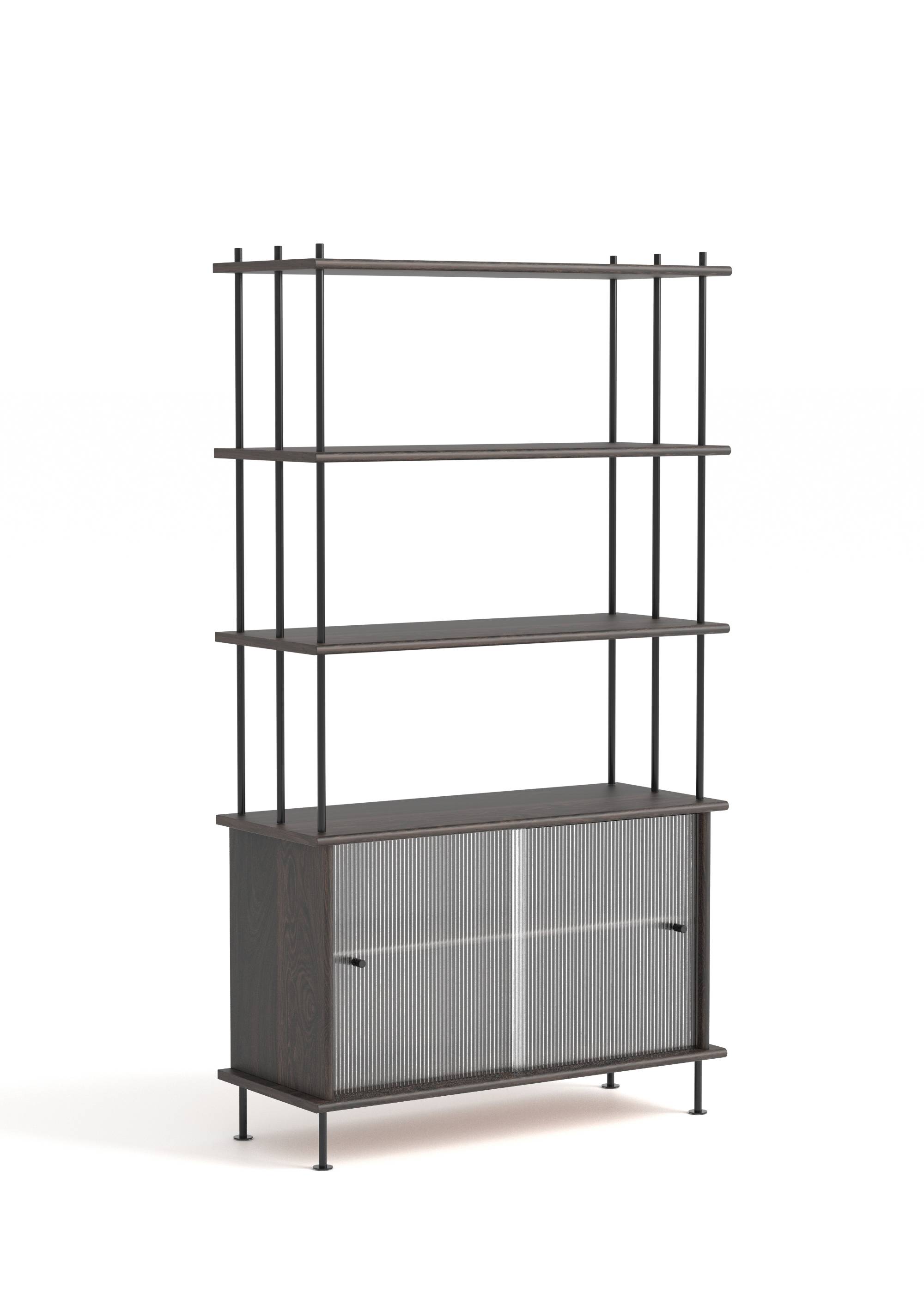 Sistema BAVA 100 - Estanterías de Madera maciza de roble (37)