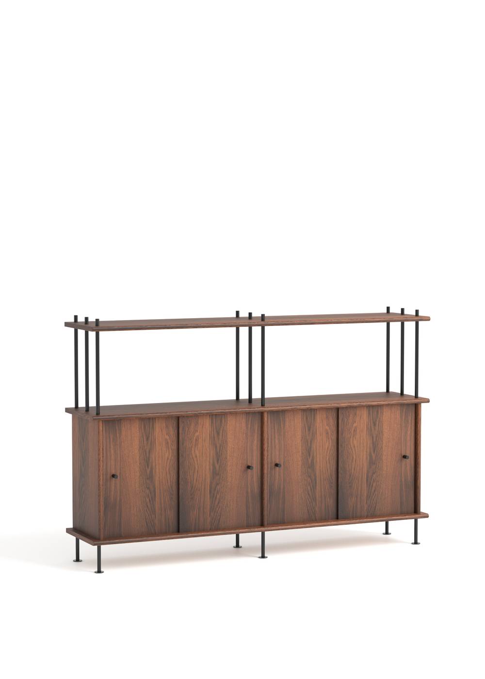 Sistema BAVA 160 - Estanterías de Madera maciza de roble (9)