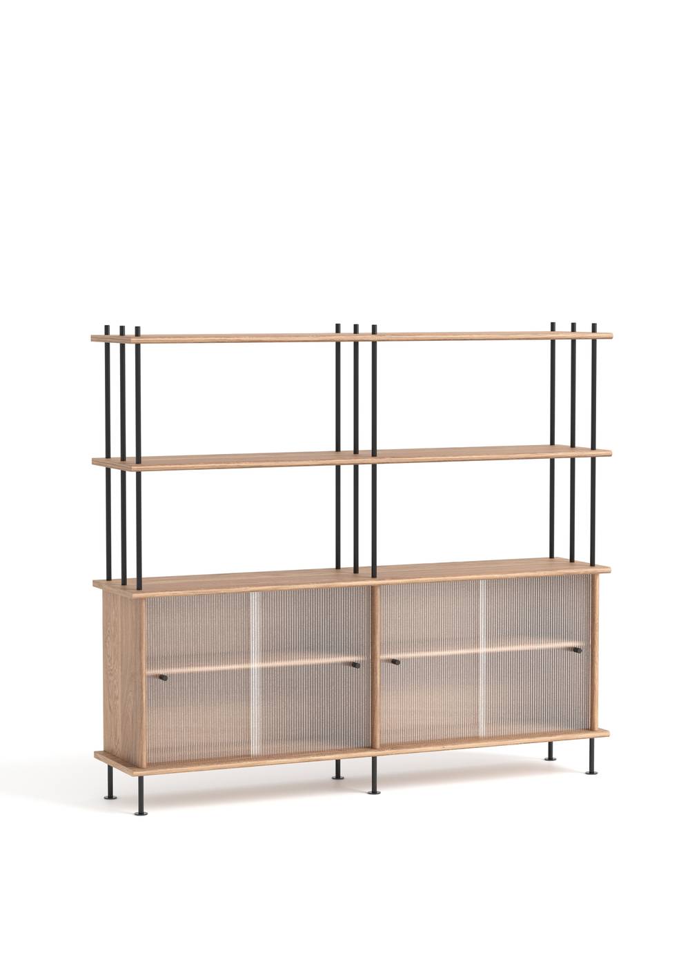 Sistema BAVA 160 - Estanterías de Madera maciza de roble (17)