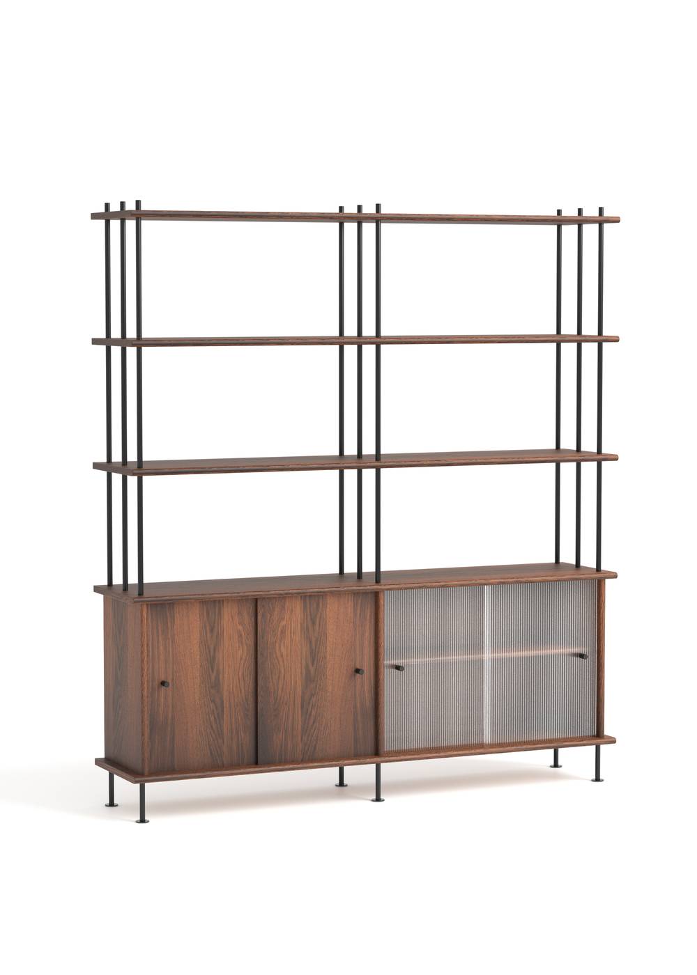 Sistema BAVA 160 - Estanterías de Madera maciza de roble (34)