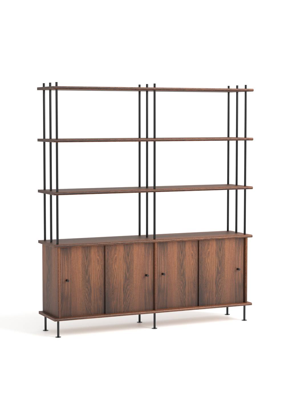 Sistema BAVA 160 - Estanterías de Madera maciza de roble (33)