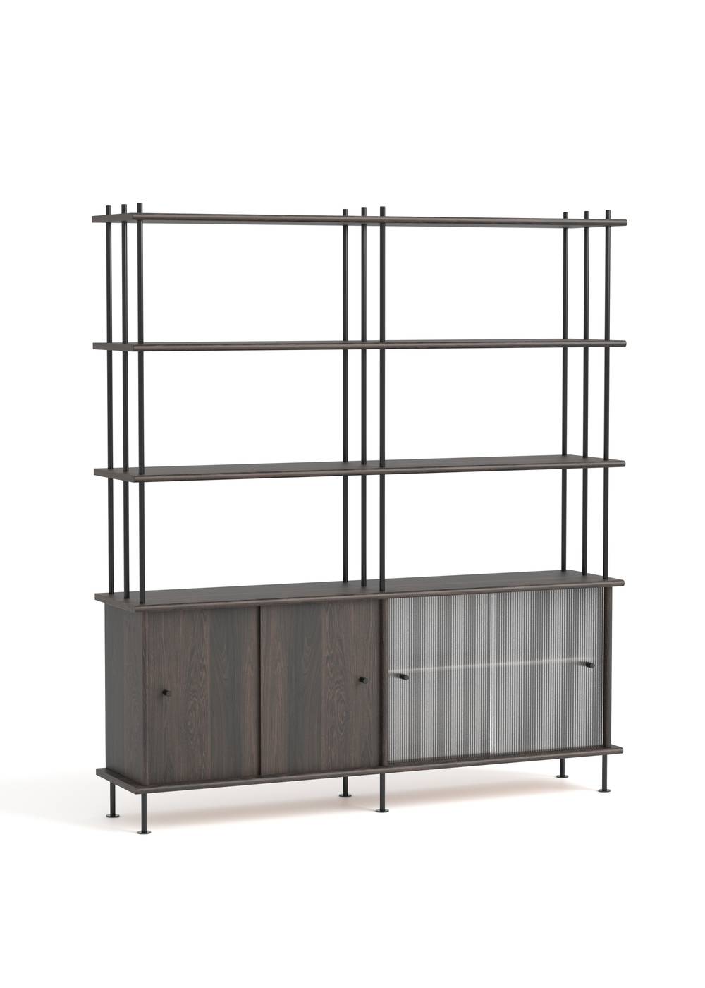 Sistema BAVA 160 - Estanterías de Madera maciza de roble (37)