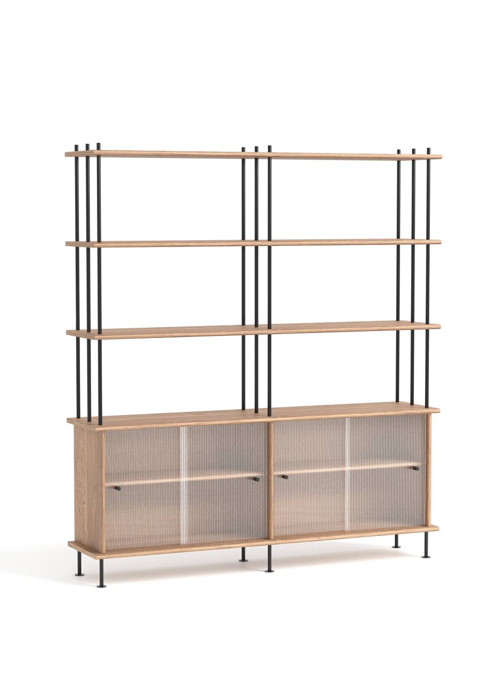 Sistema BAVA 160 - Estanterías de Madera maciza de roble (29)