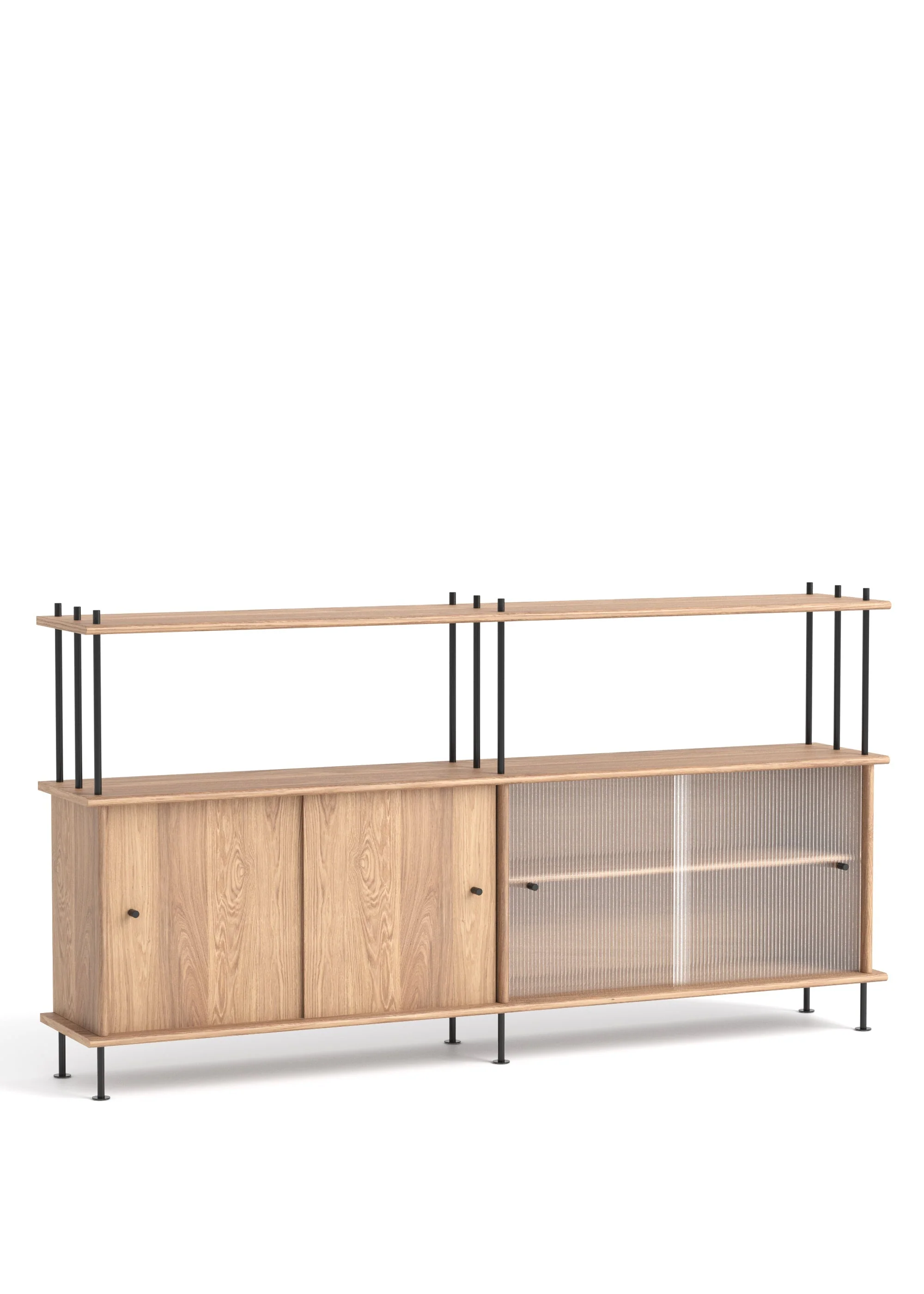 Sistema BAVA 200 - Estanterías de Madera maciza de roble (6)